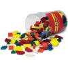 Educators Resource Learning Resources Wooden Pattern Blocks - Colorful Geometric Shapes - 250 Pieces* Wood & Jumbo Blocks
