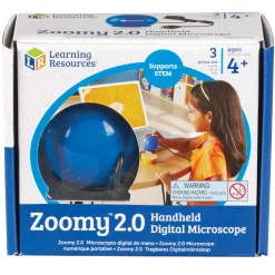 Educators Resource Learning Resources Zoomy 2.0 Handheld Digital Microscope - Electric Blue* Science & Discovery