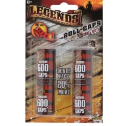 Calendar Holdings, LLC Legends 2400 Shot Roll Cap - Ultimate Cowboy Cap Gun Ammo* Nerf & Toy Blasters|Nerf & Toy Blasters