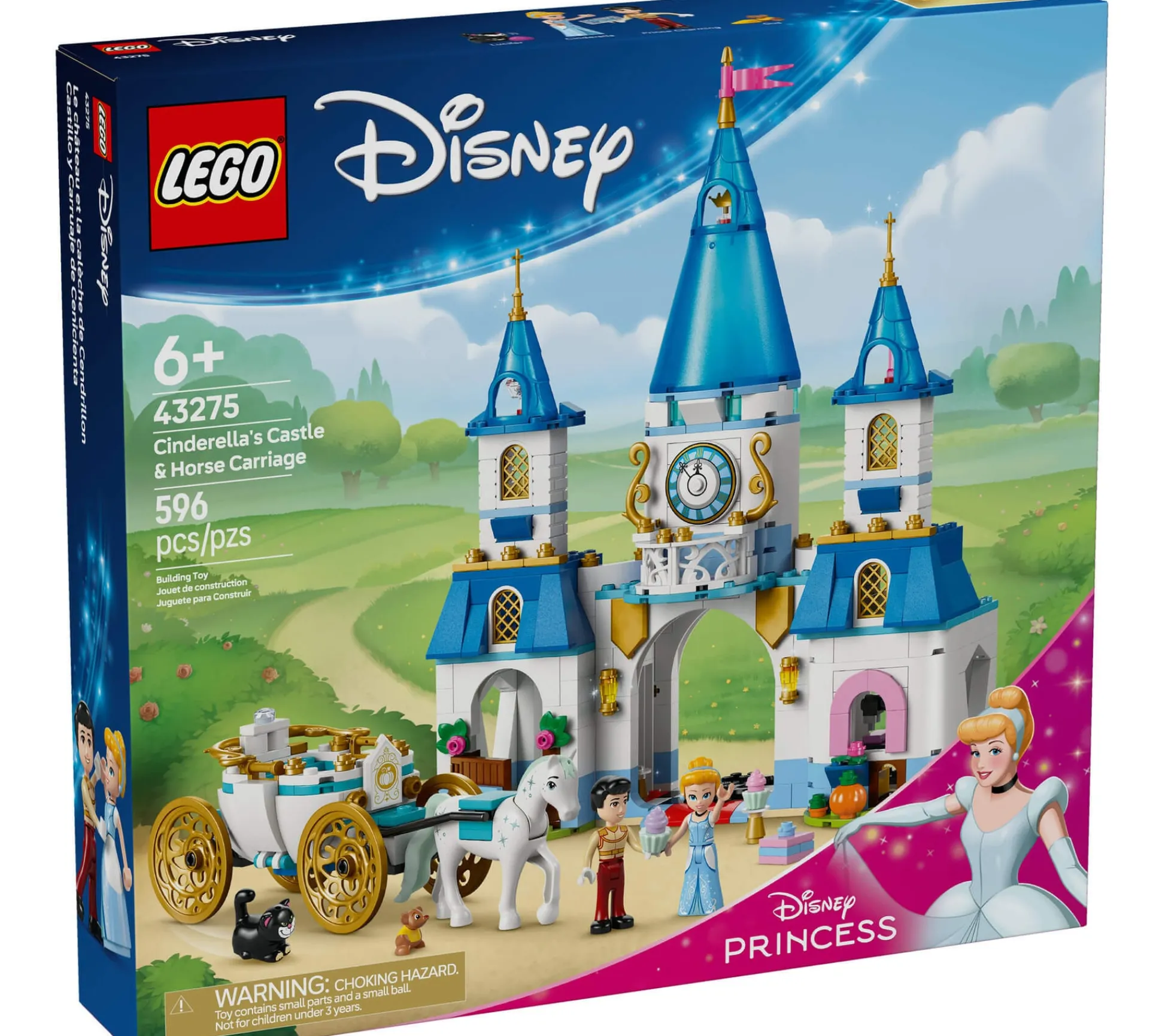 ToyHouse LEGO | Disney Princess Cinderella's 596-Piece Castle & Horse Carriage Building Set* Lego Disney|Lego Shop