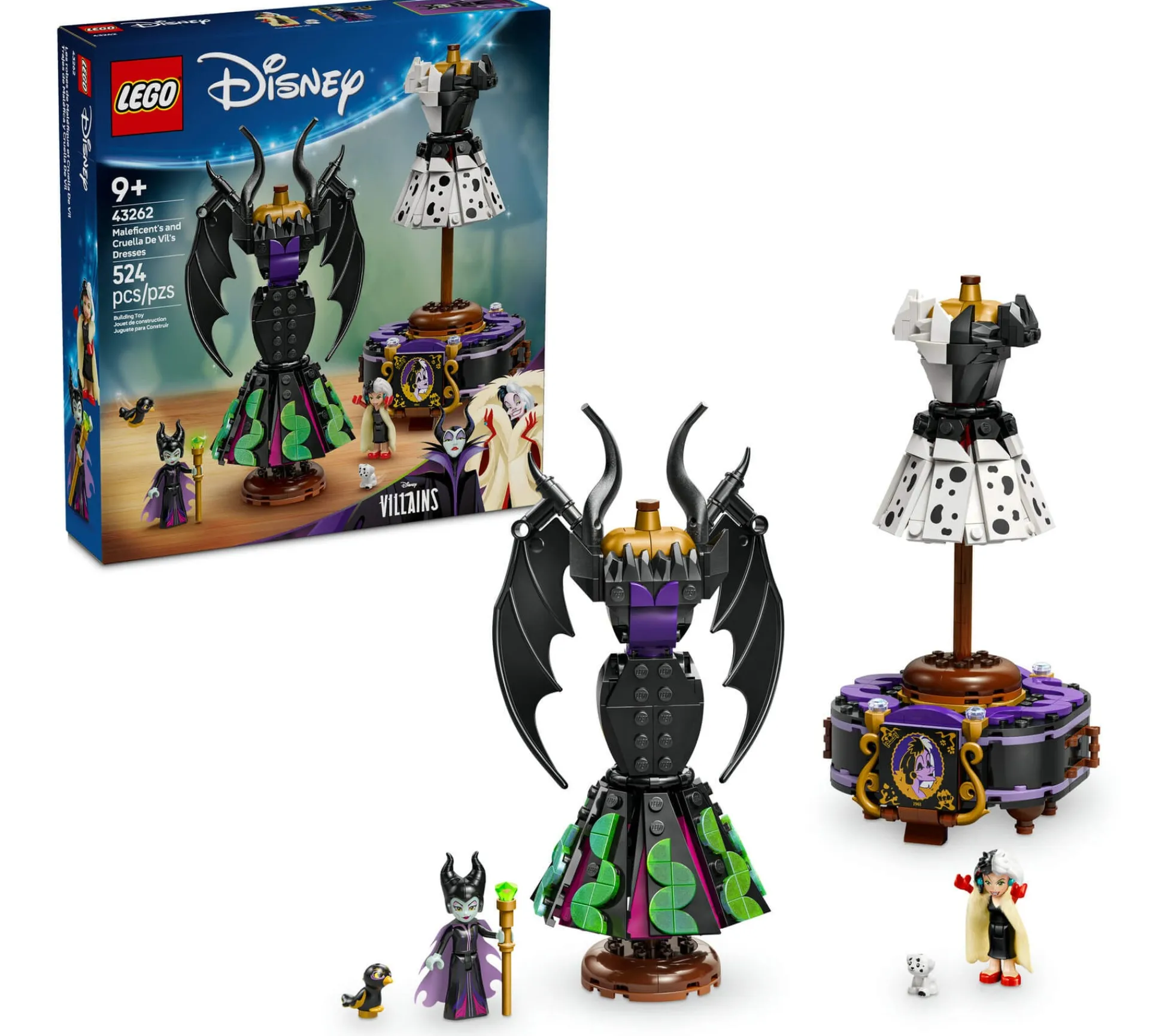 ToyHouse LEGO | Disney Villains Fashion Magic Maleficent & Cruella's Dresses 43262* Lego Disney|Lego Shop