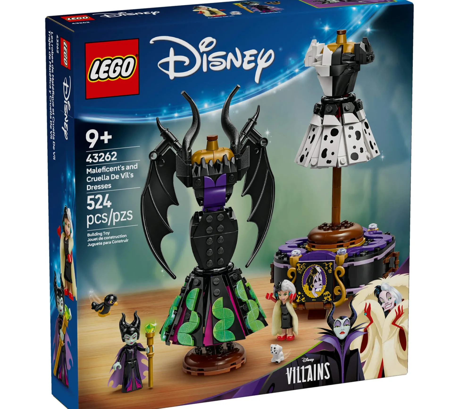 ToyHouse LEGO | Disney Villains Fashion Magic Maleficent & Cruella's Dresses 43262* Lego Disney|Lego Shop