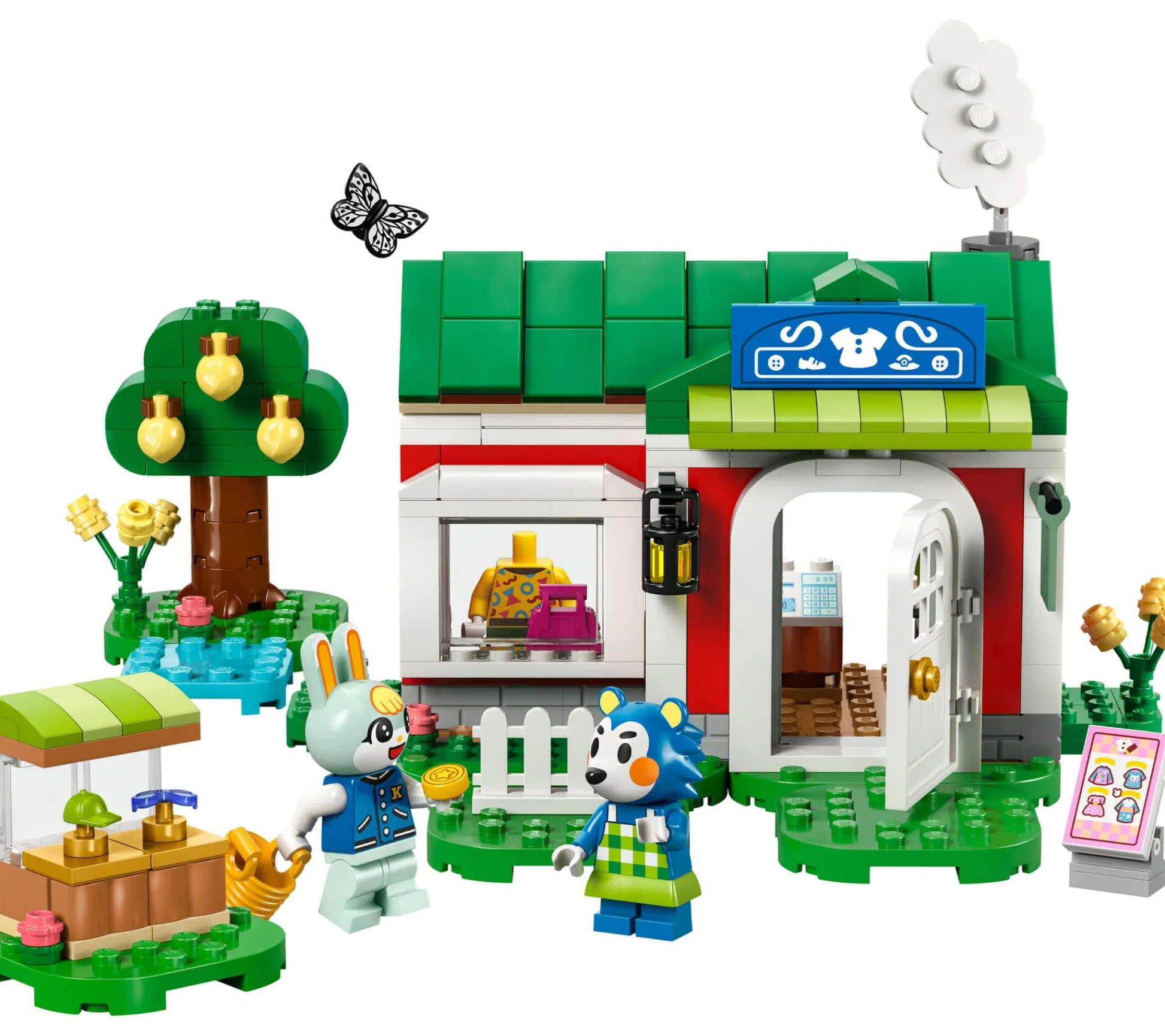 ToyHouse LEGO Animal Crossing Able Sisters 322-Piece Clothing Shop Building Kit* Lego Super Mario|Lego Shop