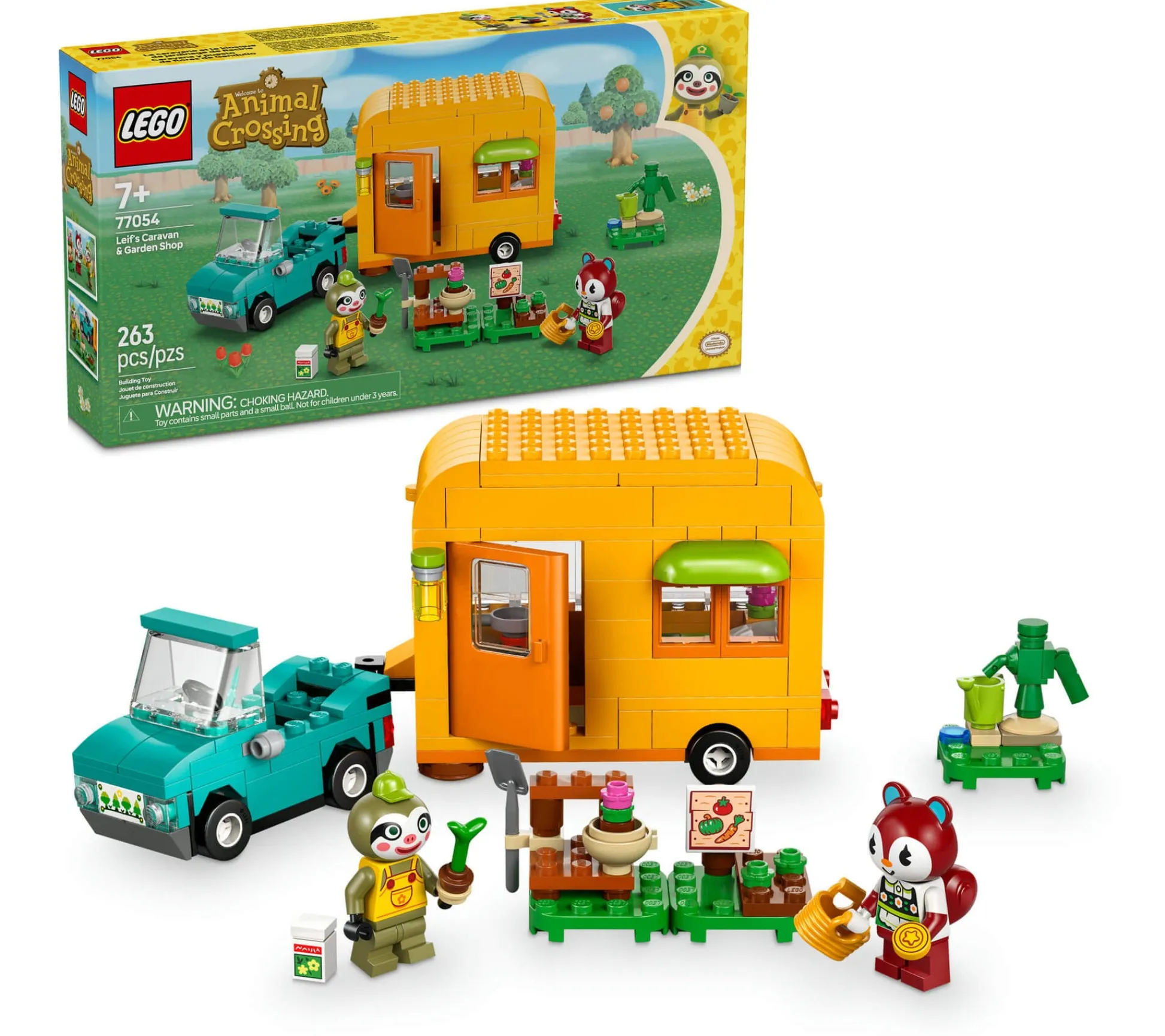 ToyHouse LEGO Animal Crossing Leif's Caravan & Garden Shop Kit 77054* Lego Super Mario|Lego Shop