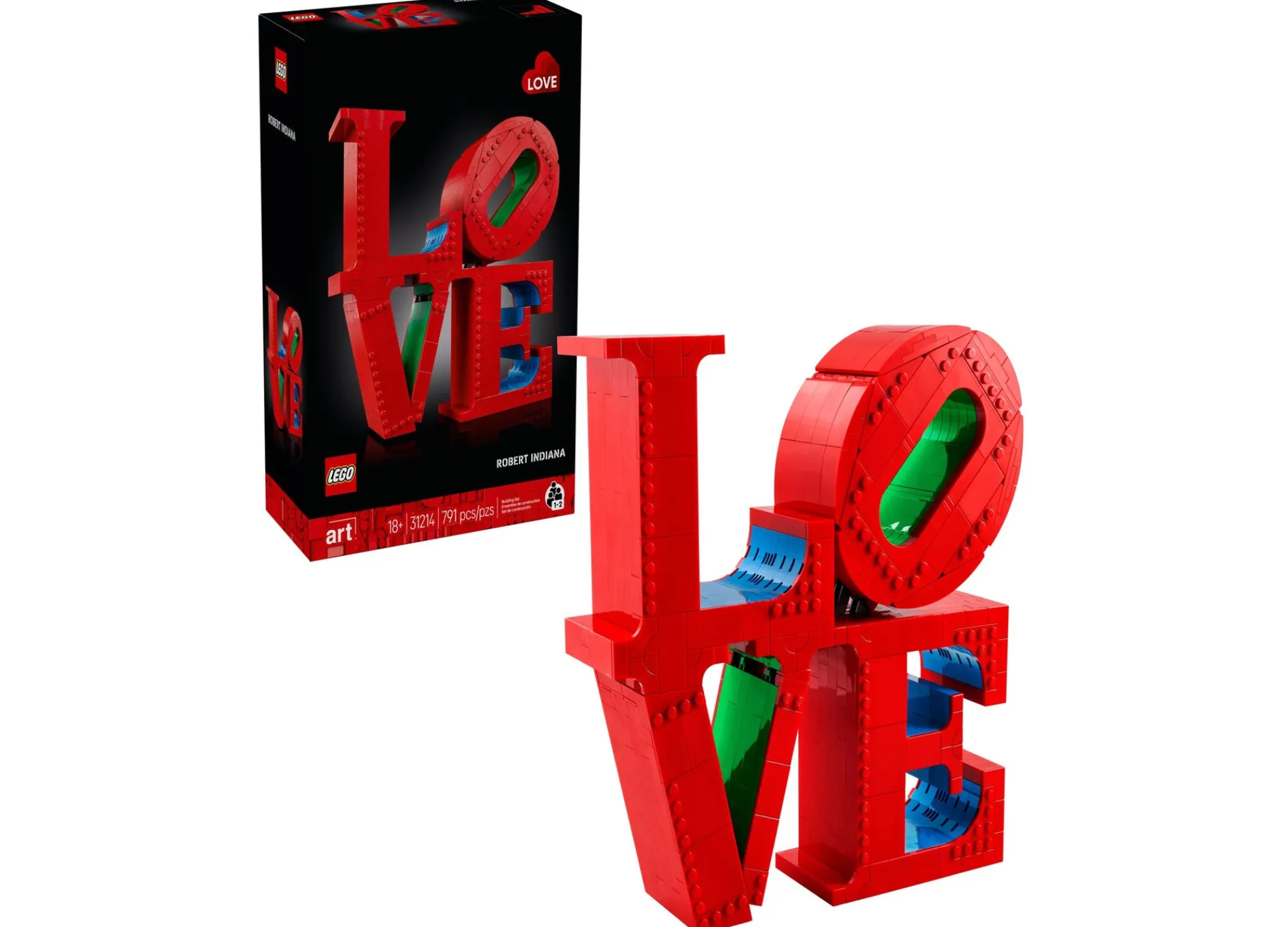 Macy's - Supplier LEGO Art Love Sculpture Building Kit for Adults 31214 - Pop Art Icon* Lego Shop|Lego Art