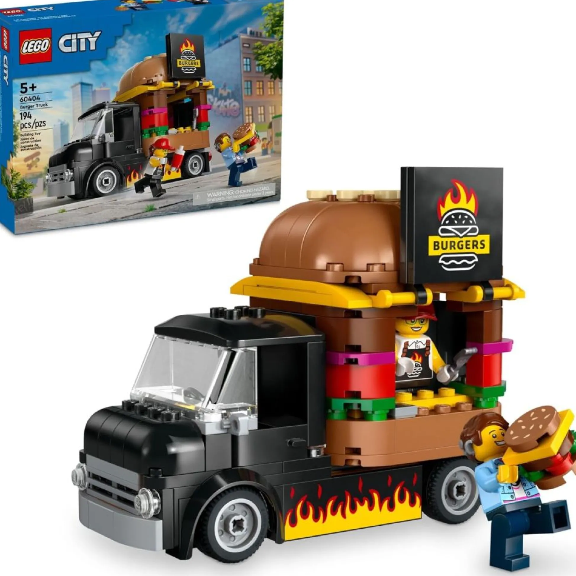 Calendar Holdings, LLC LEGO City Burger Truck 194-Piece Play Set for Kids* Lego City|Lego Shop
