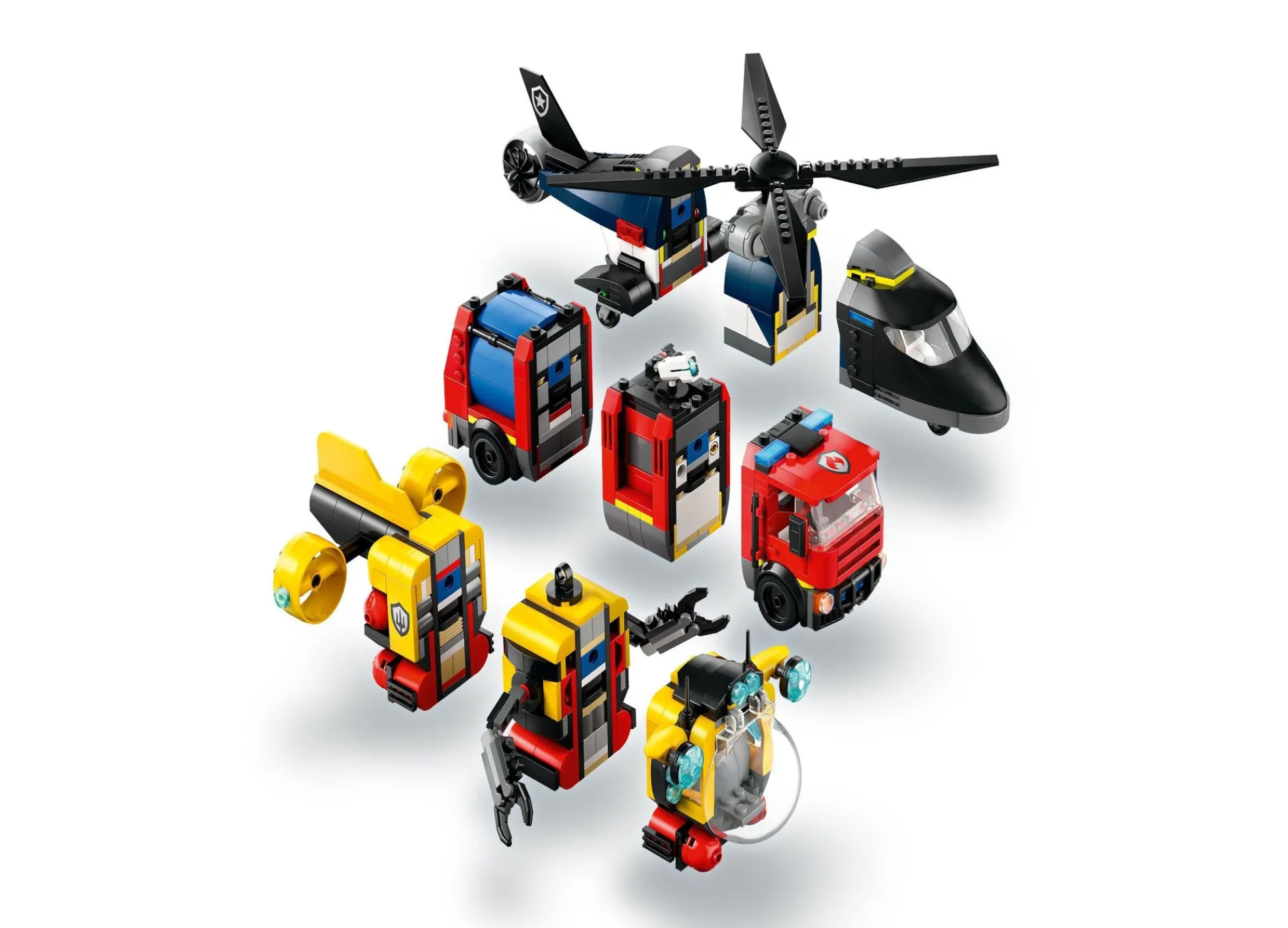 Macy's - Supplier LEGO City Rescue Adventure Building Set - Helicopter, Fire Truck, Submarine - 874 Pieces* Lego City|Lego Shop