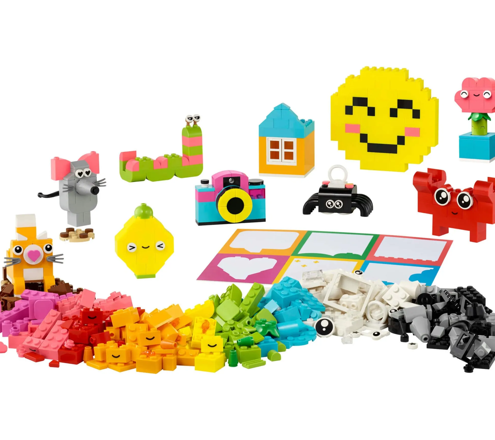 ToyHouse LEGO Classic Creative Happy Box 680-Piece Colorful Building Set for Kids* Lego Classic|Lego Shop