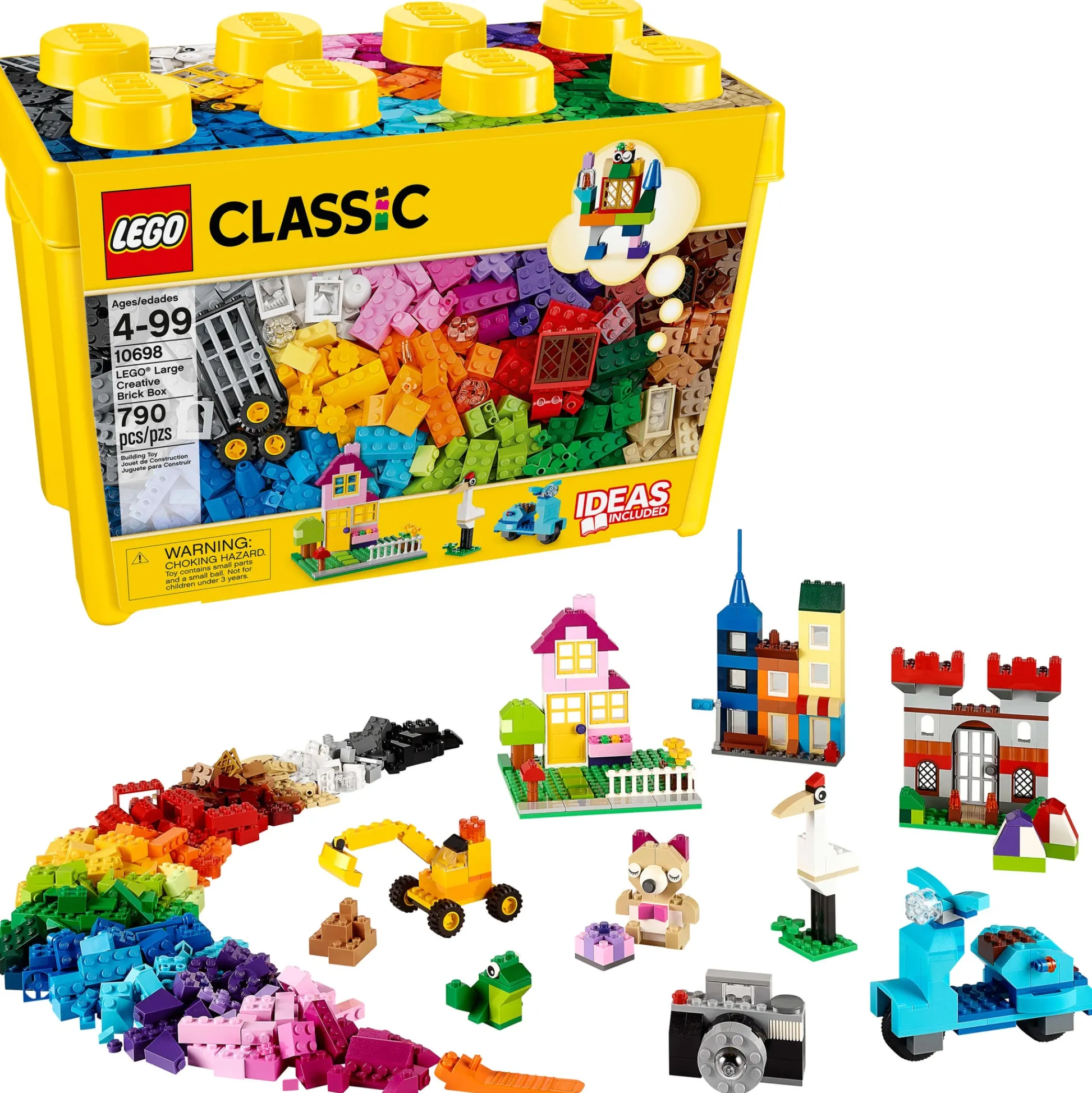 ToyHouse LEGO Classic 790-Piece Creative Brick Box Building Kit - 10698* Lego Shop|Lego Classic