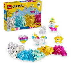 ToyHouse LEGO Classic 340-Piece Magical Transparent Box - Colorful Building Bricks Playset* Lego Classic|Lego Shop