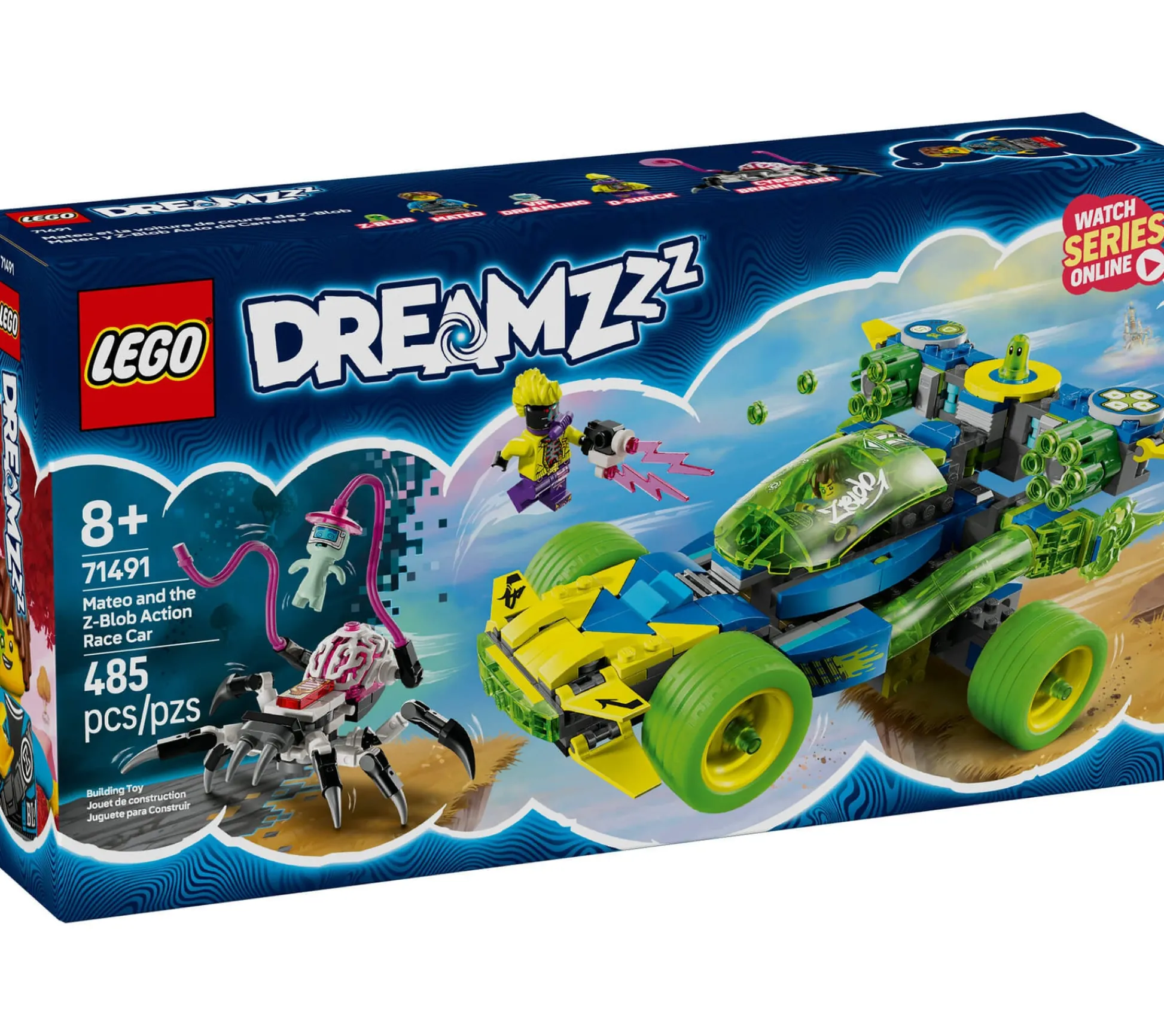 ToyHouse LEGO DREAMZzz Mateo and the Z-Blob 485-Piece Action Race Car Toy 71491* Lego Dreamzzz|Lego Shop