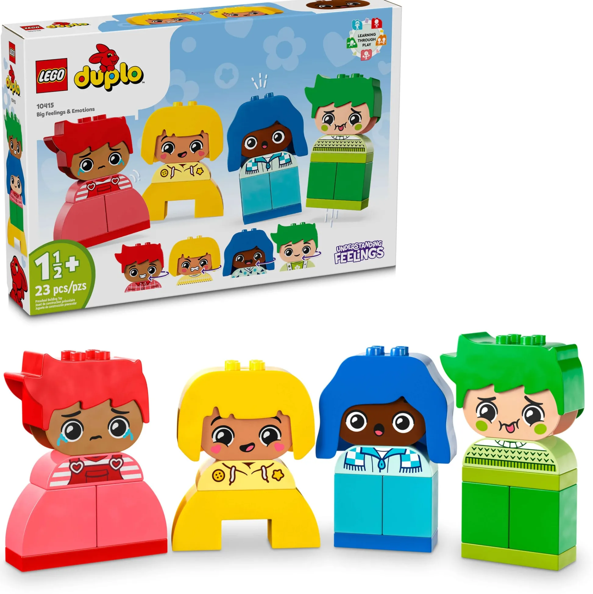 ToyHouse LEGO DUPLO My First Big Feelings & Emotions Building Set - 23 Pieces* Social & Emotional Skills|Lego Duplo