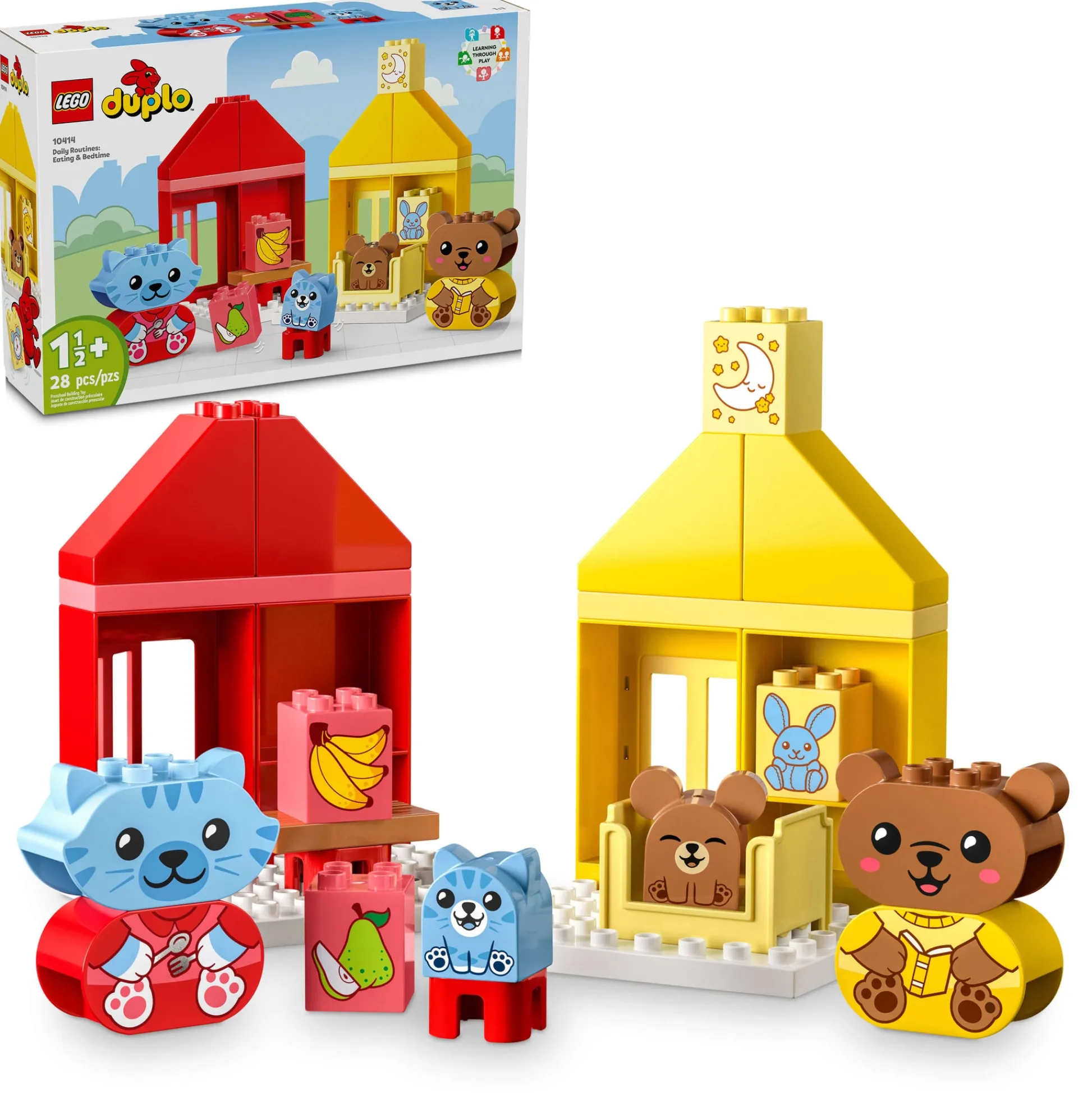 ToyHouse LEGO DUPLO My First Daily Routines: Eating & Bedtime 28-Piece Set* Lego Duplo|Lego Shop