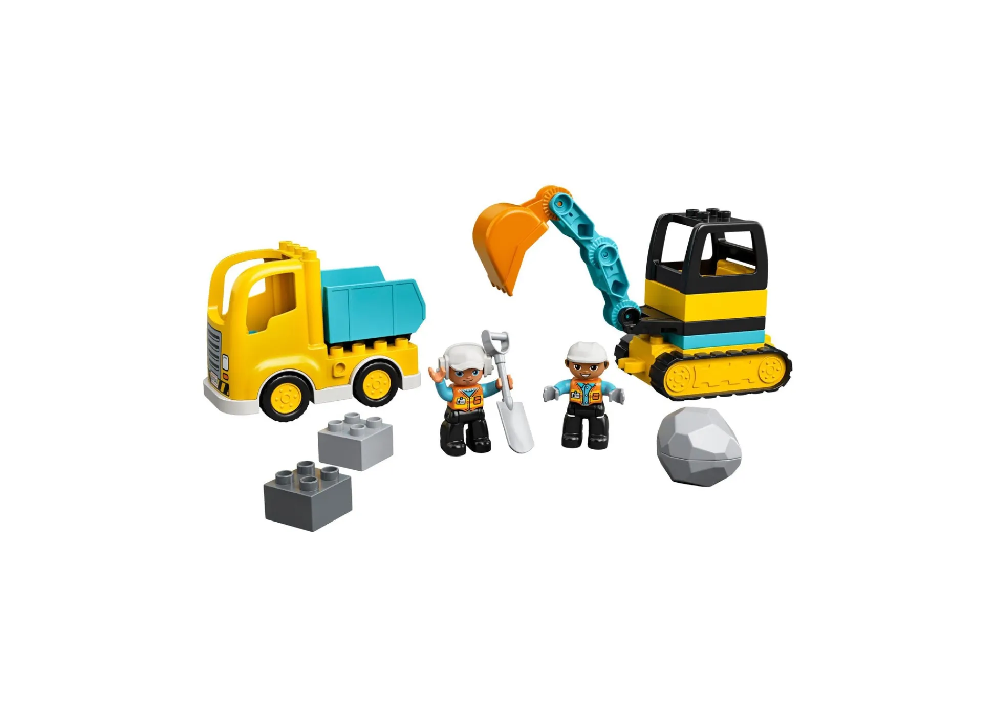 ToyHouse LEGO DUPLO Town Construction Truck & Excavator 10931 Building Set - 20 Pieces* Lego Duplo|Lego Shop