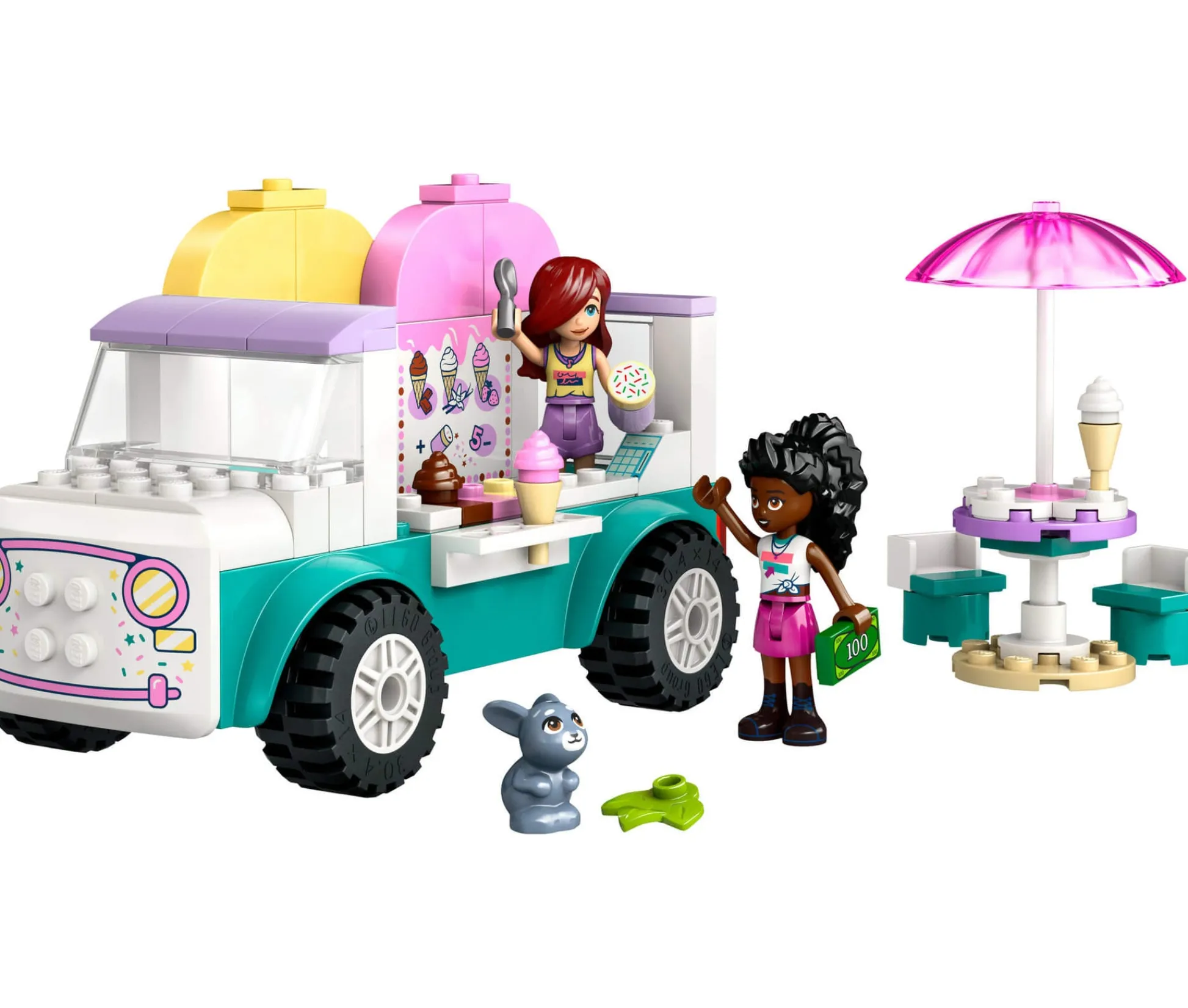 ToyHouse LEGO Friends Heartlake City Ice Cream Truck Building Kit - 92 Pieces* Lego Friends|Lego Shop