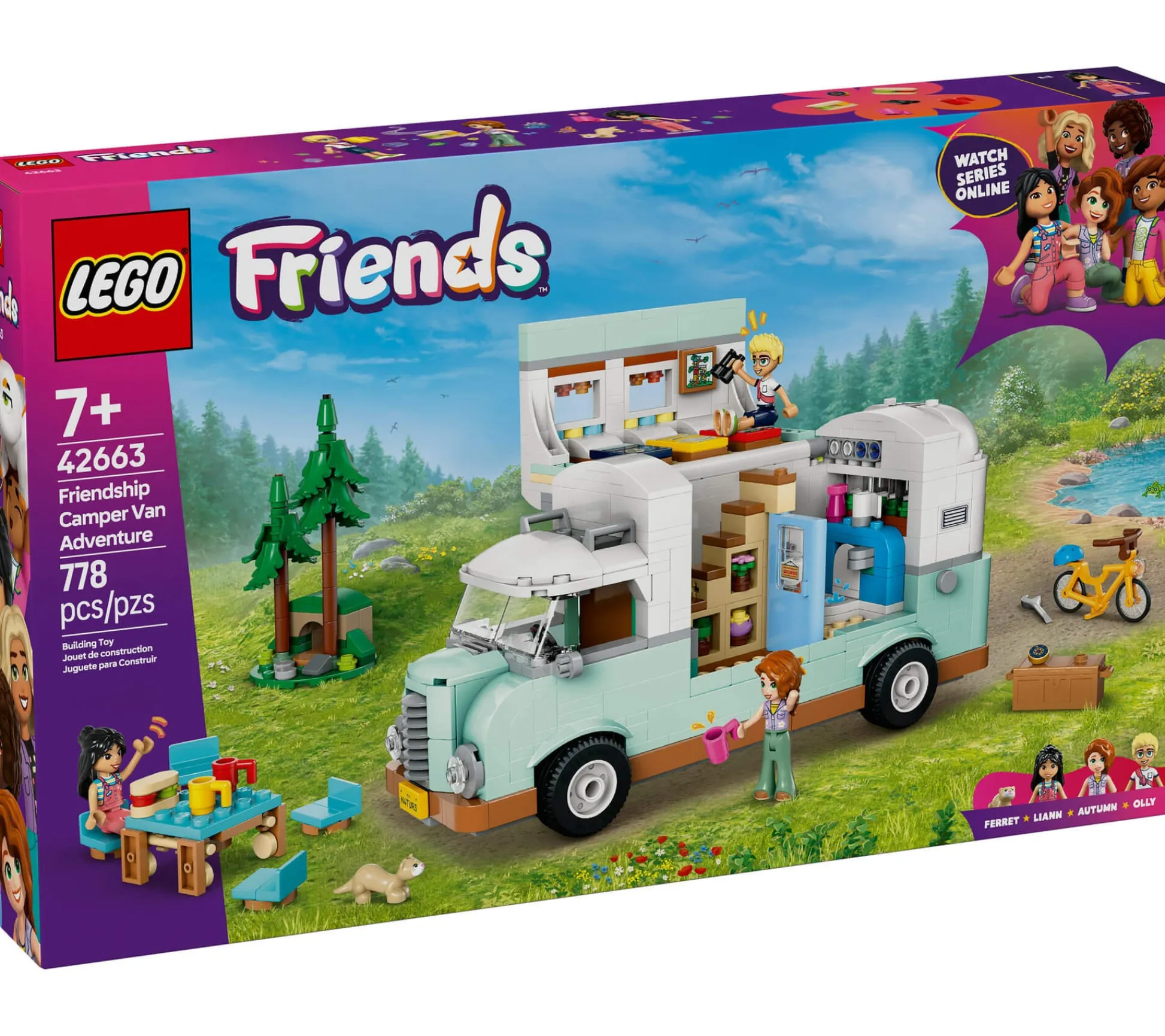 ToyHouse LEGO Friends 778-Piece Friendship Camper Van Building Set - Adventure Role-Play 42663* Lego Friends|Lego Shop