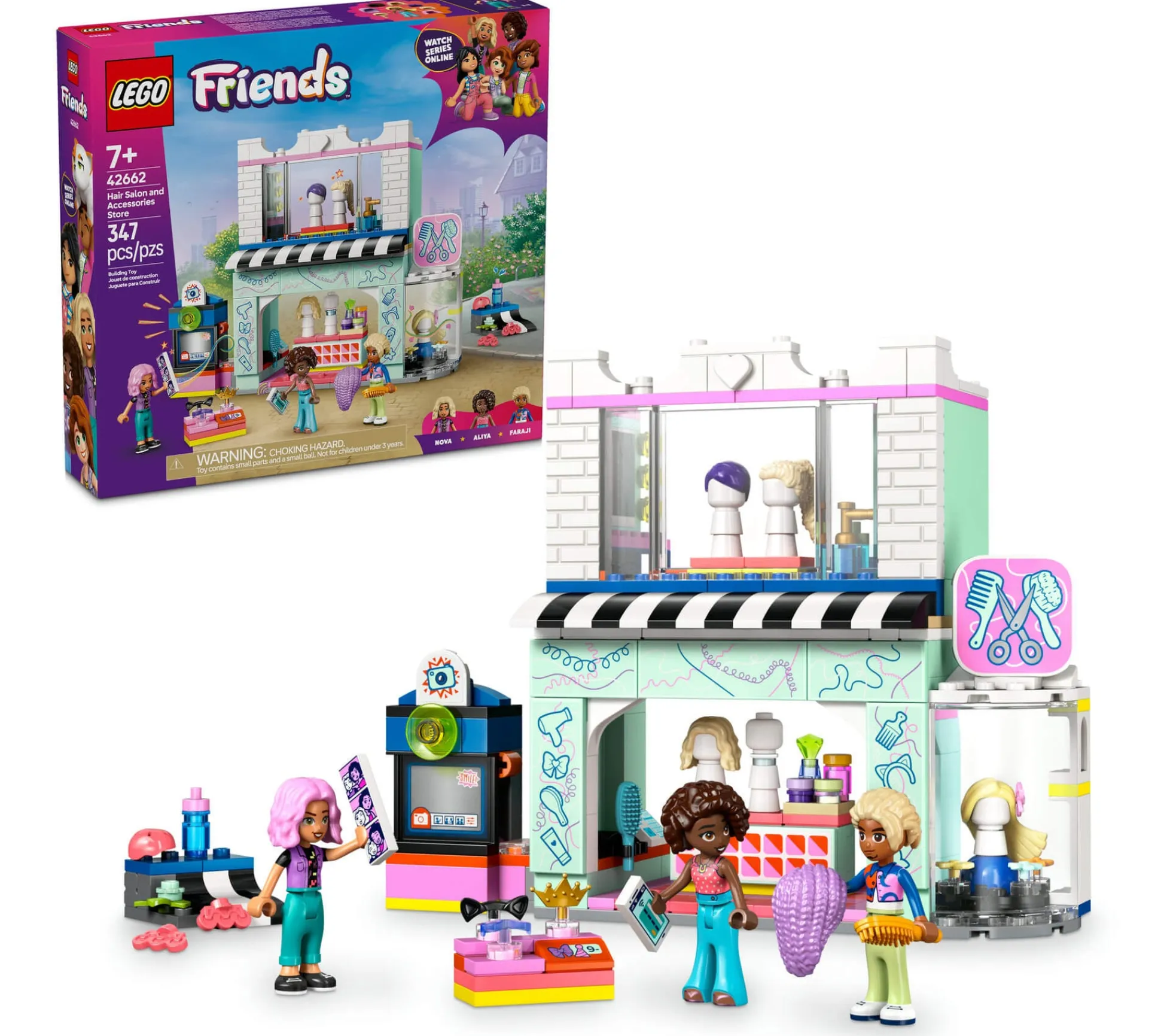 ToyHouse LEGO Friends 347-Piece Hair Salon Creative Building Set for Kids* Lego Friends|Lego Shop