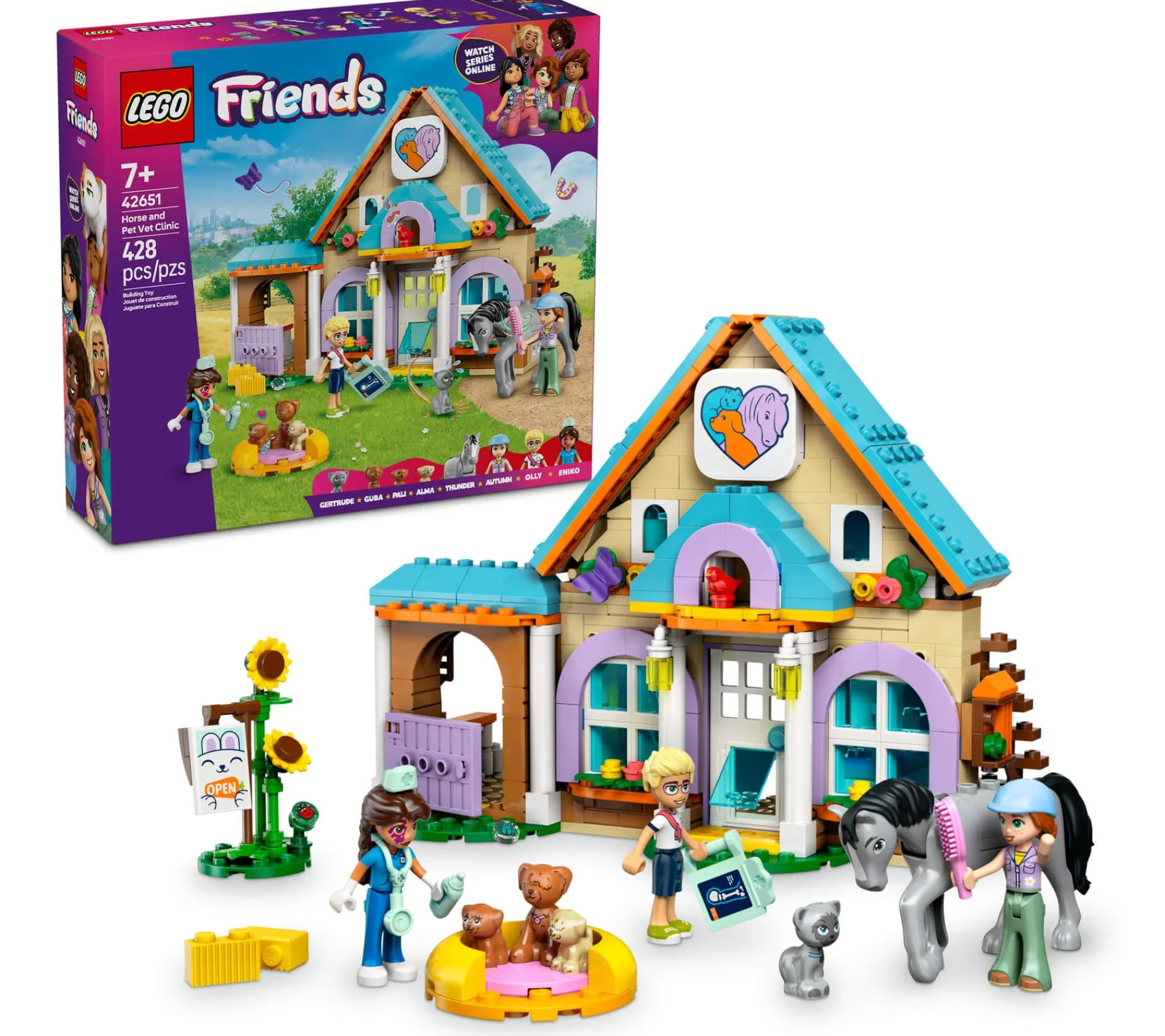 ToyHouse LEGO Friends 428-Piece Horse and Pet Vet Clinic Playset* Lego Friends|Lego Shop