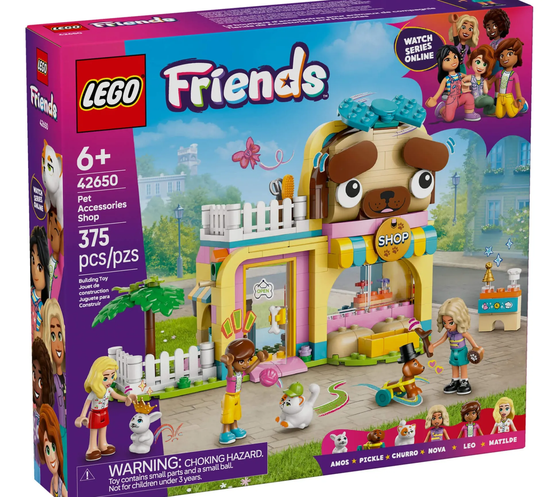ToyHouse LEGO® Friends 375-Piece Pet Accessories Shop Toy Building Playset 42650* Lego Friends|Lego Shop