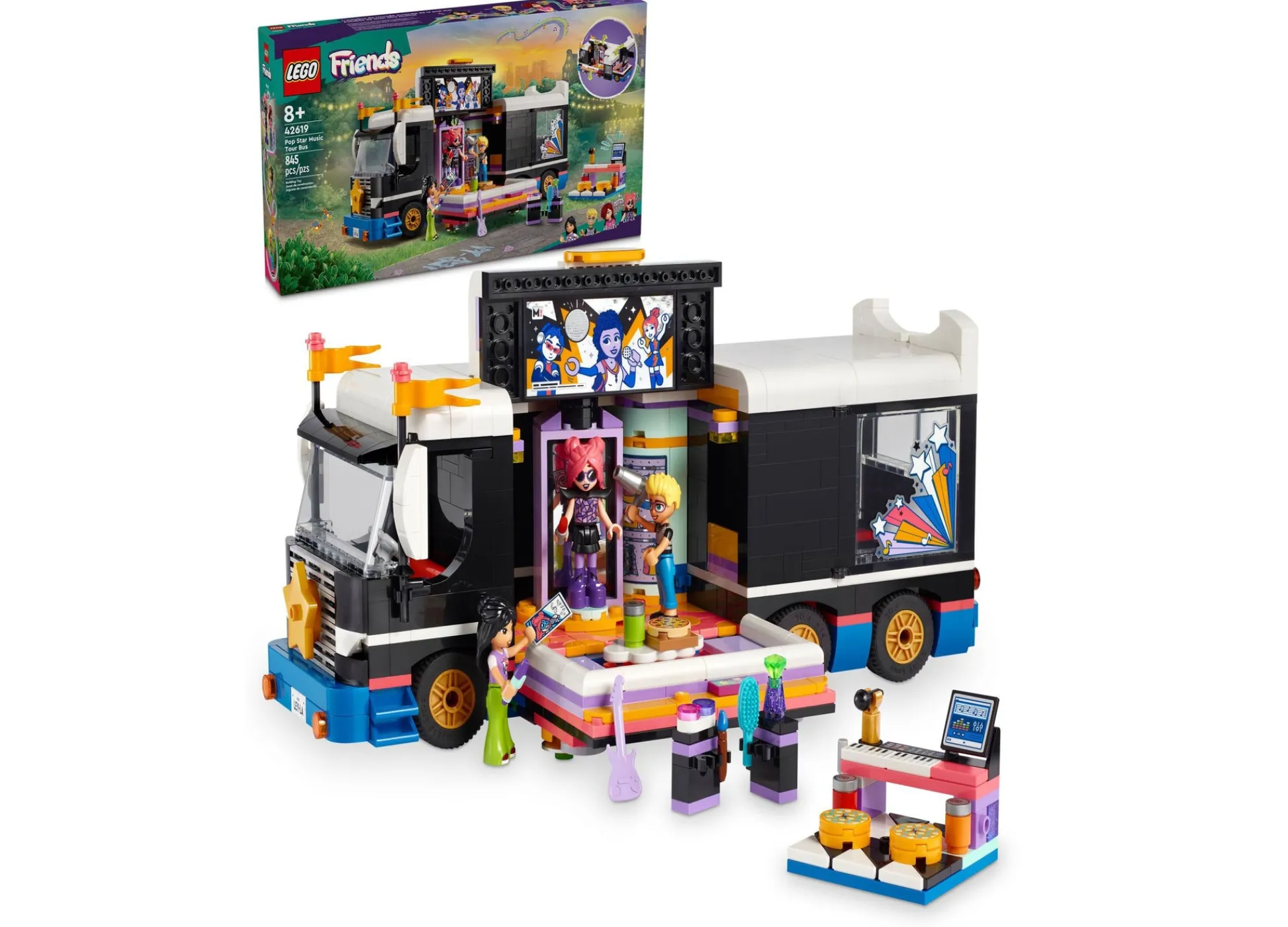 Macy's - Supplier LEGO Friends 845-Piece Pop Star Music Tour Bus Building Set* Lego Friends|Lego Shop
