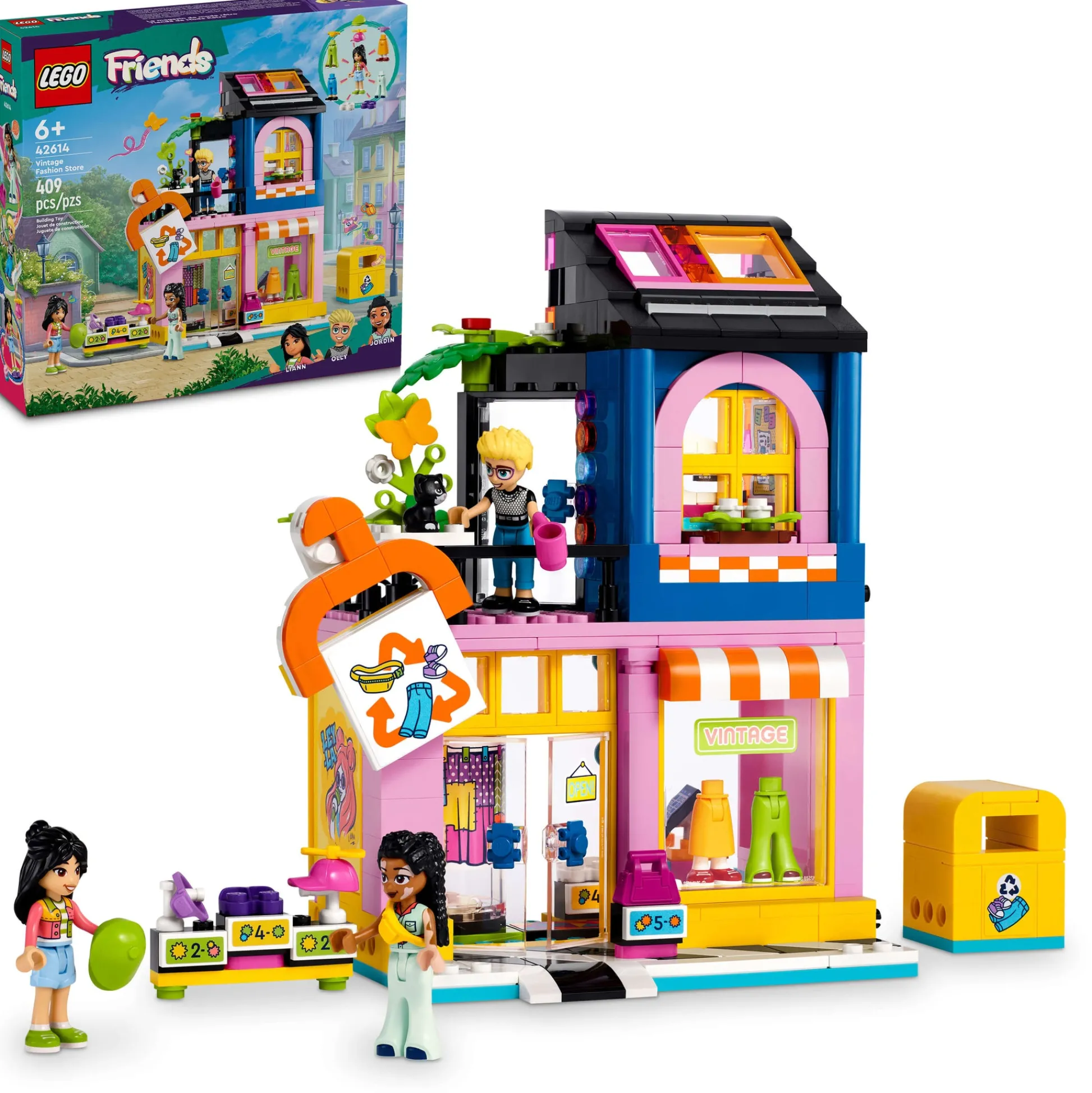 ToyHouse LEGO Friends 409-Piece Vintage Fashion Store Building Set - 42614* Lego Friends|Lego Shop