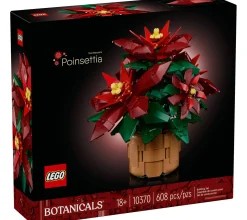 ToyHouse LEGO Icons Poinsettia Plant Decor Building Set 10370 - Botanical Collection* Lego Icons|Lego Shop