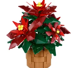 ToyHouse LEGO Icons Poinsettia Plant Decor Building Set 10370 - Botanical Collection* Lego Icons|Lego Shop
