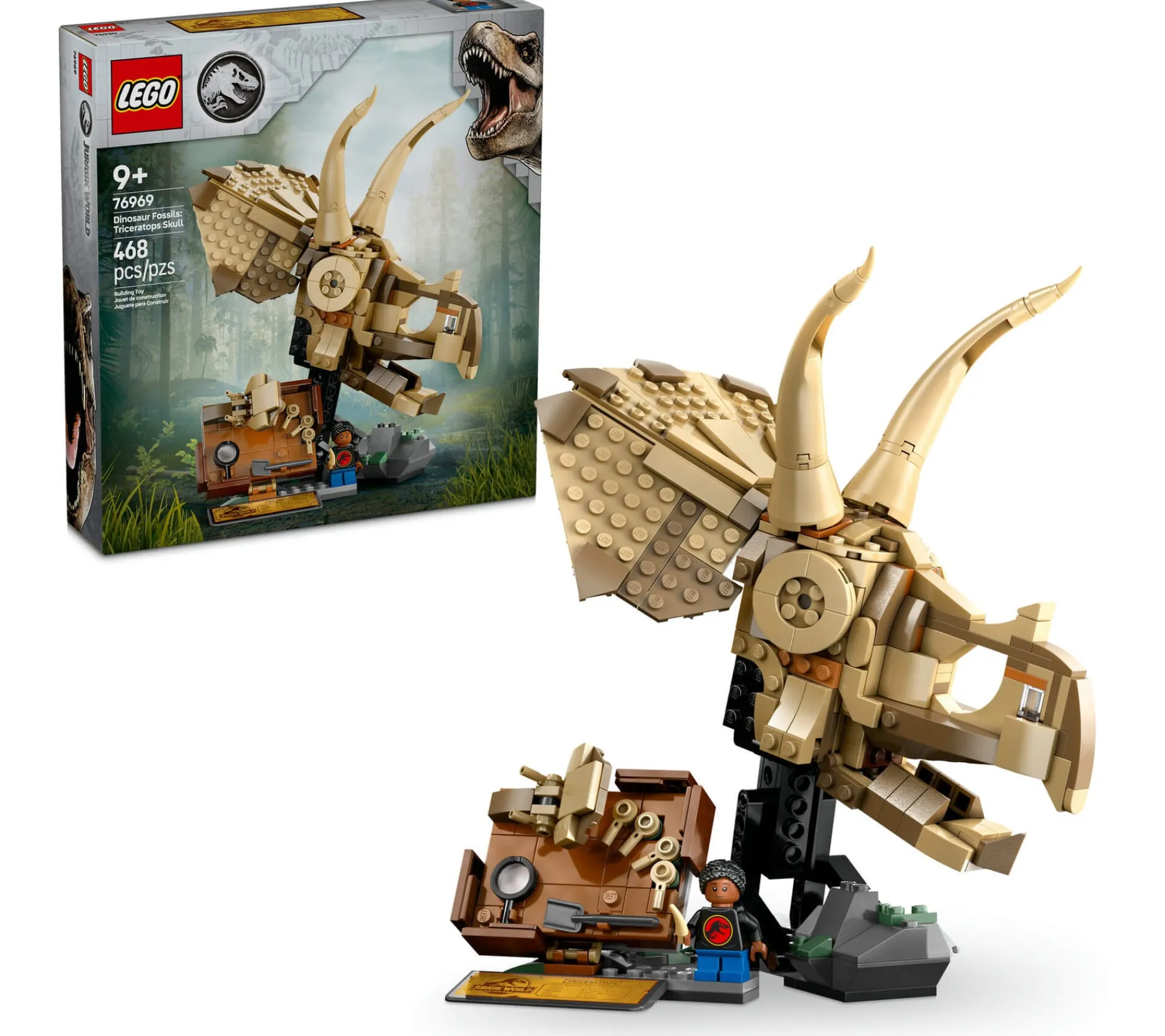 ToyHouse LEGO Jurassic World Dinosaur Fossils Triceratops Skull Model Set 76969* Lego Jurassic World|Lego Shop