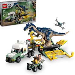 ToyHouse LEGO Jurassic World Dinosaur Missions: Allosaurus Transport Truck Adventure Set 76966 - 588 Pieces* Lego Jurassic World|Lego Shop