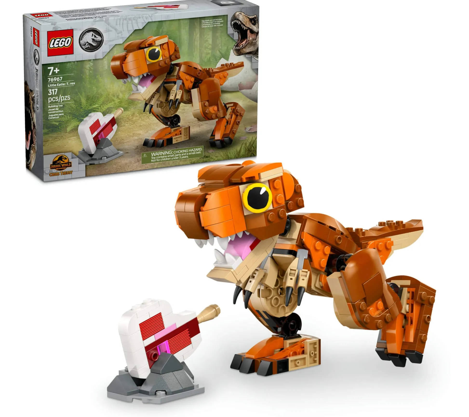 ToyHouse LEGO Jurassic World 317-Piece Little Eatie T. rex Building Kit - 76967* Lego Jurassic World|Lego Shop