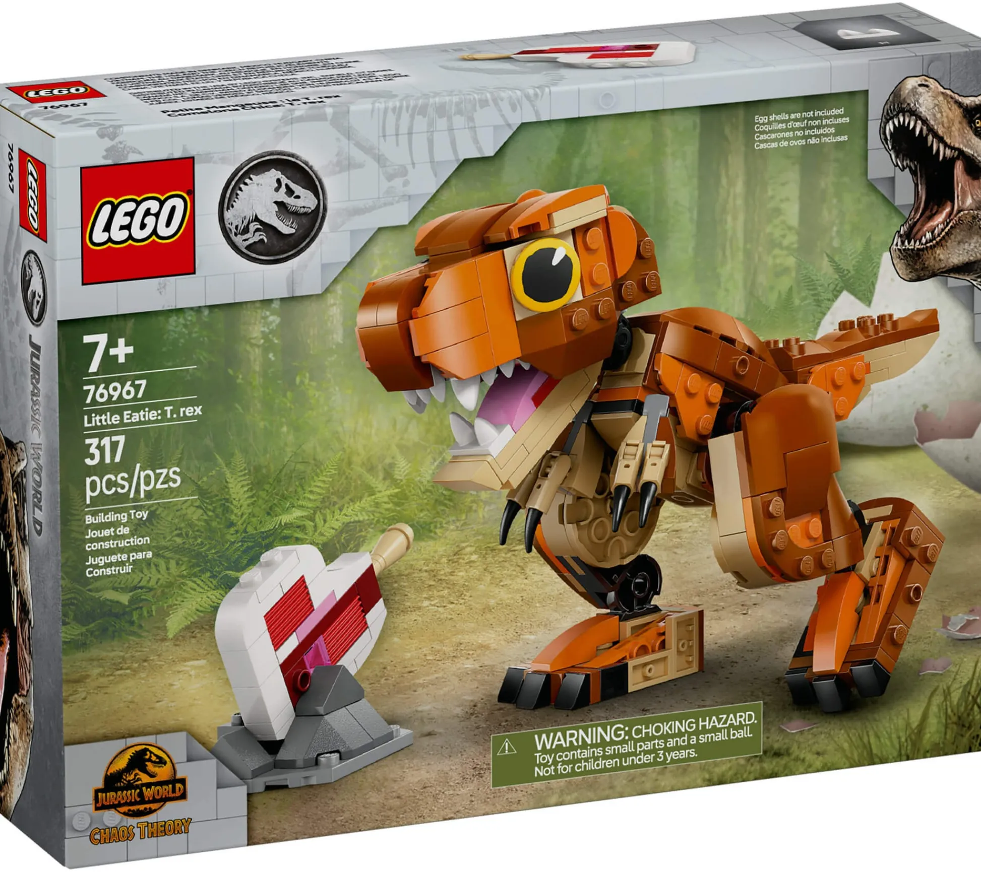 ToyHouse LEGO Jurassic World 317-Piece Little Eatie T. rex Building Kit - 76967* Lego Jurassic World|Lego Shop
