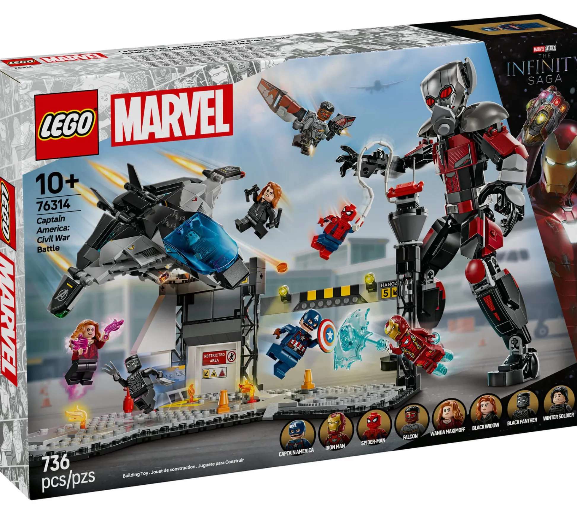 ToyHouse LEGO Marvel Captain America: Civil War 736-Piece Action Battle Playset* Lego Marvel|Lego Shop