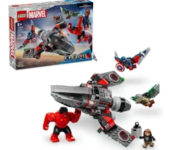 ToyHouse LEGO Marvel 223-Piece Captain America vs. Red Hulk Jet Battle Set* Lego Marvel|Lego Shop