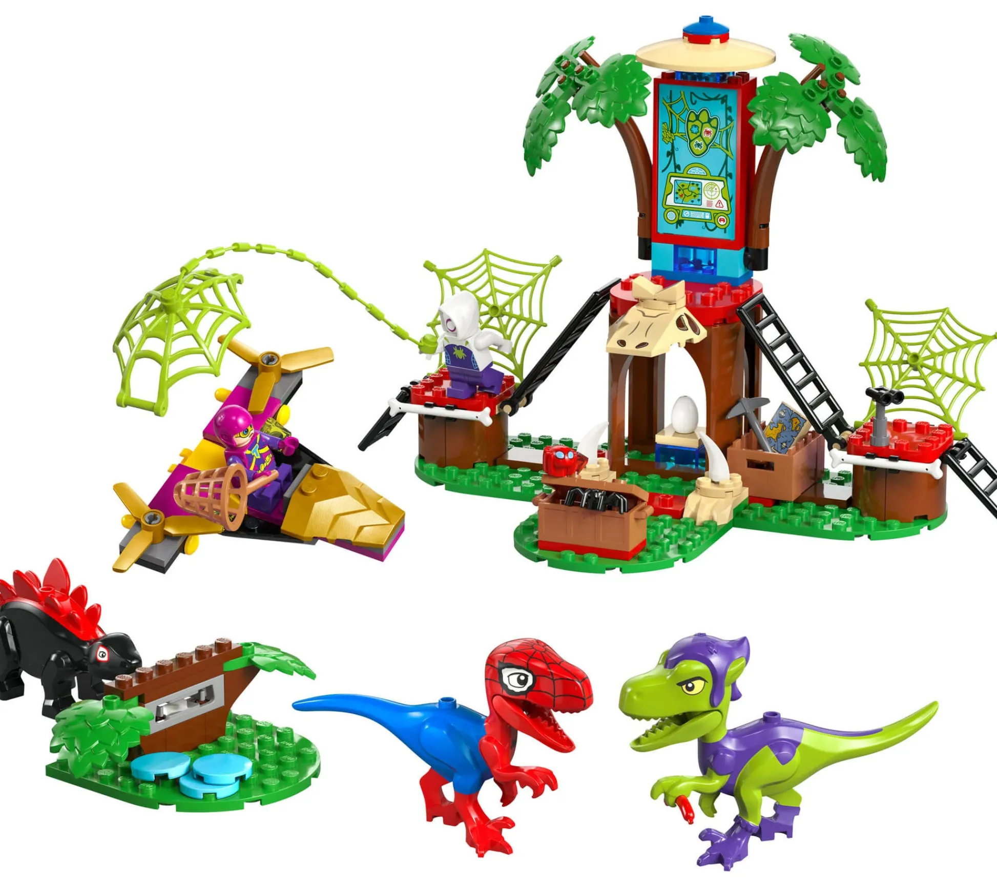ToyHouse LEGO Marvel Spidey And His Amazing Friends 143-Piece Tree House Battle Set* Lego Marvel|Lego Shop