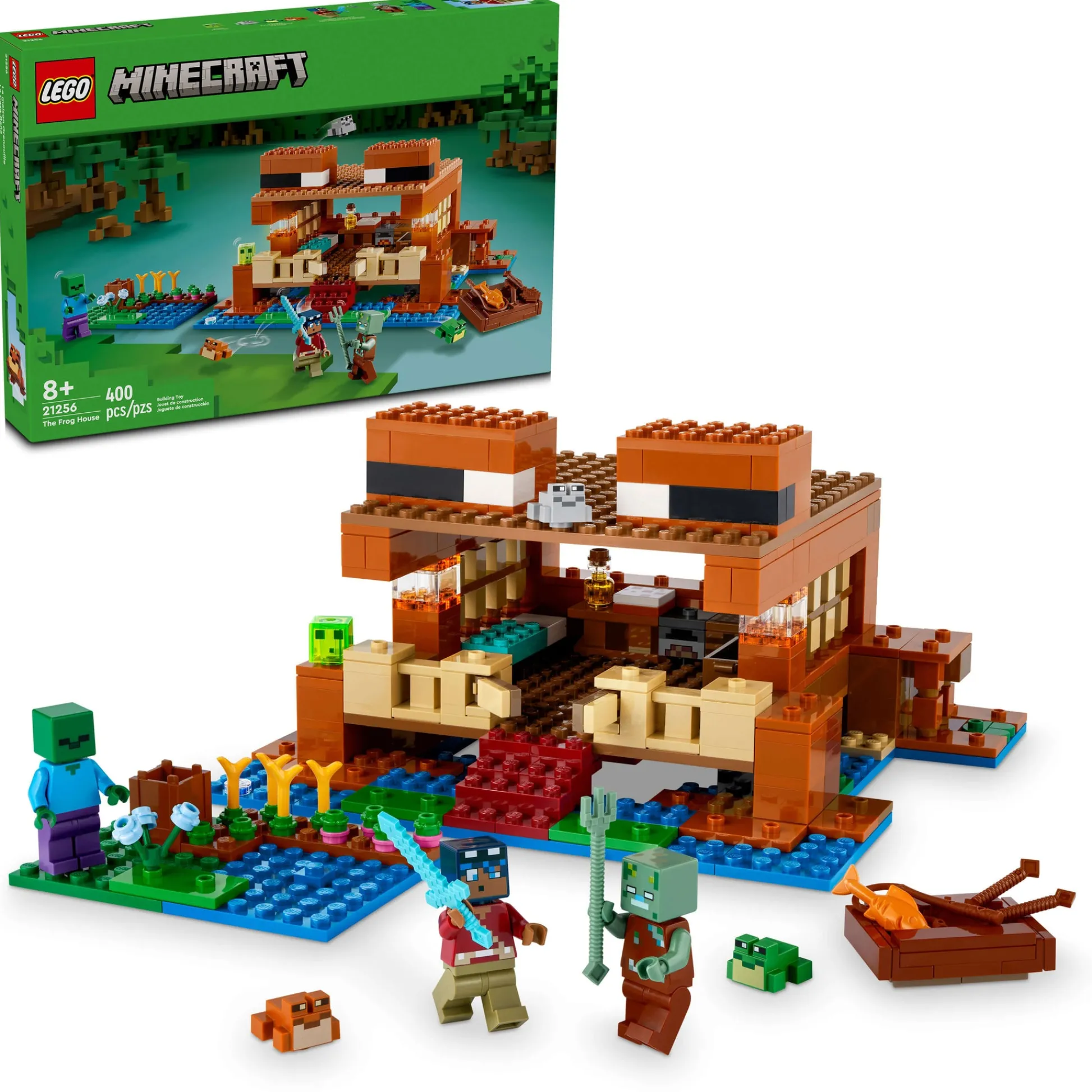 ToyHouse LEGO Minecraft The Frog House 21256 Building Set for Creative Play* Lego Shop