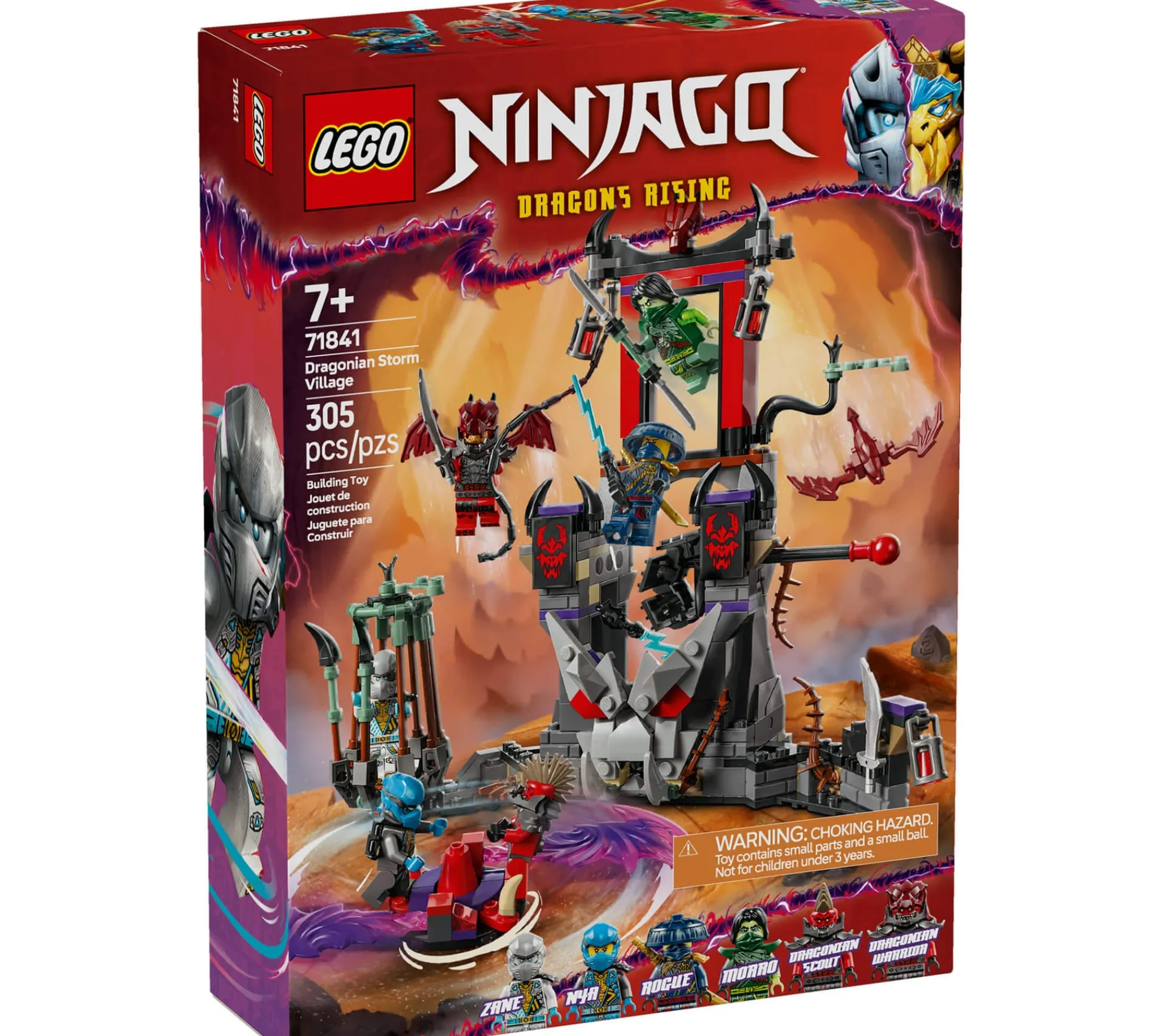 ToyHouse LEGO NINJAGO Dragonian Storm Village 305-Piece Battle Arena Playset 71841* Lego Ninjago|Lego Shop