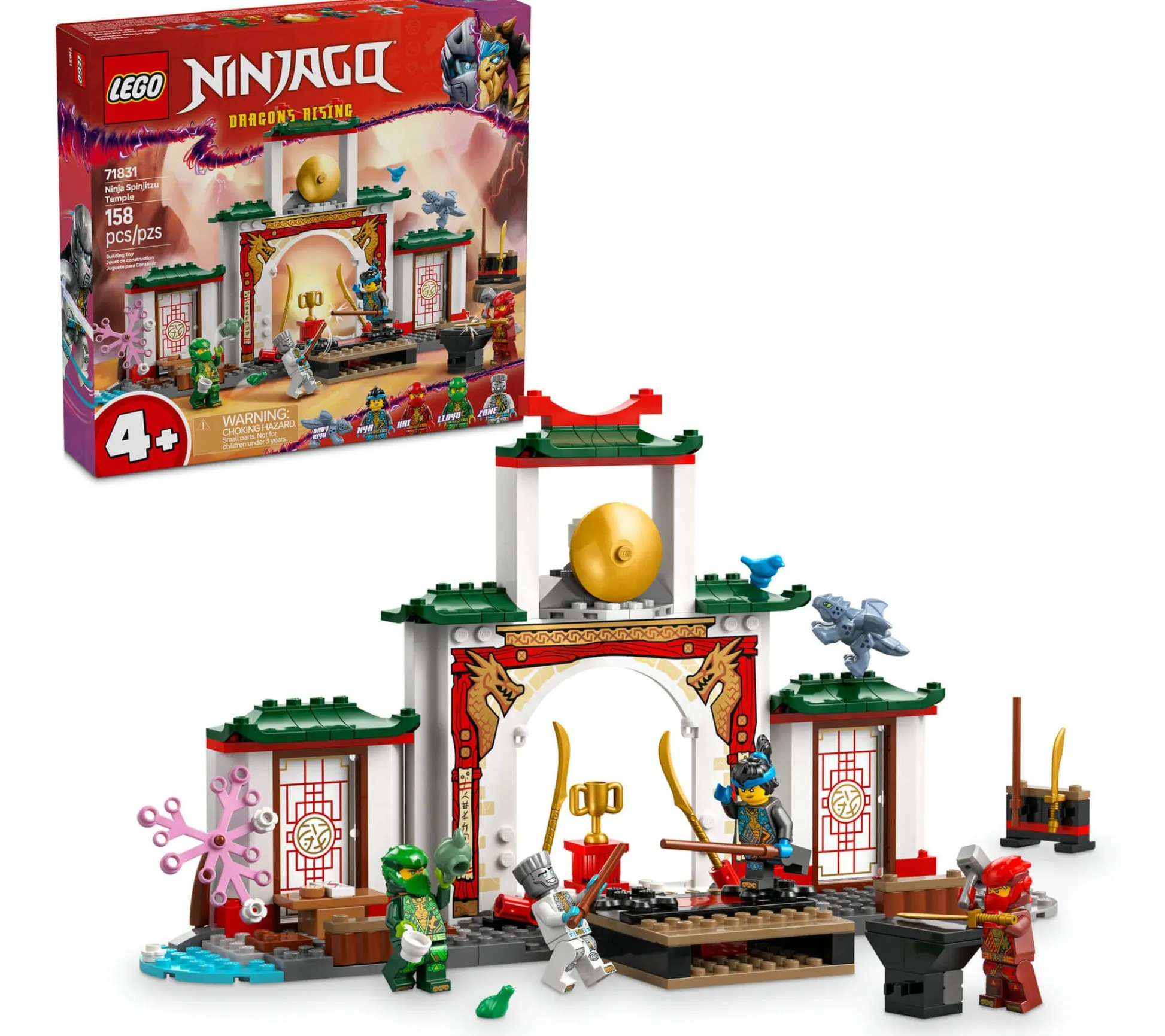 ToyHouse LEGO NINJAGO Ninja Spinjitzu Temple 158-Piece Building Set - 71831* Lego Ninjago|Lego Shop