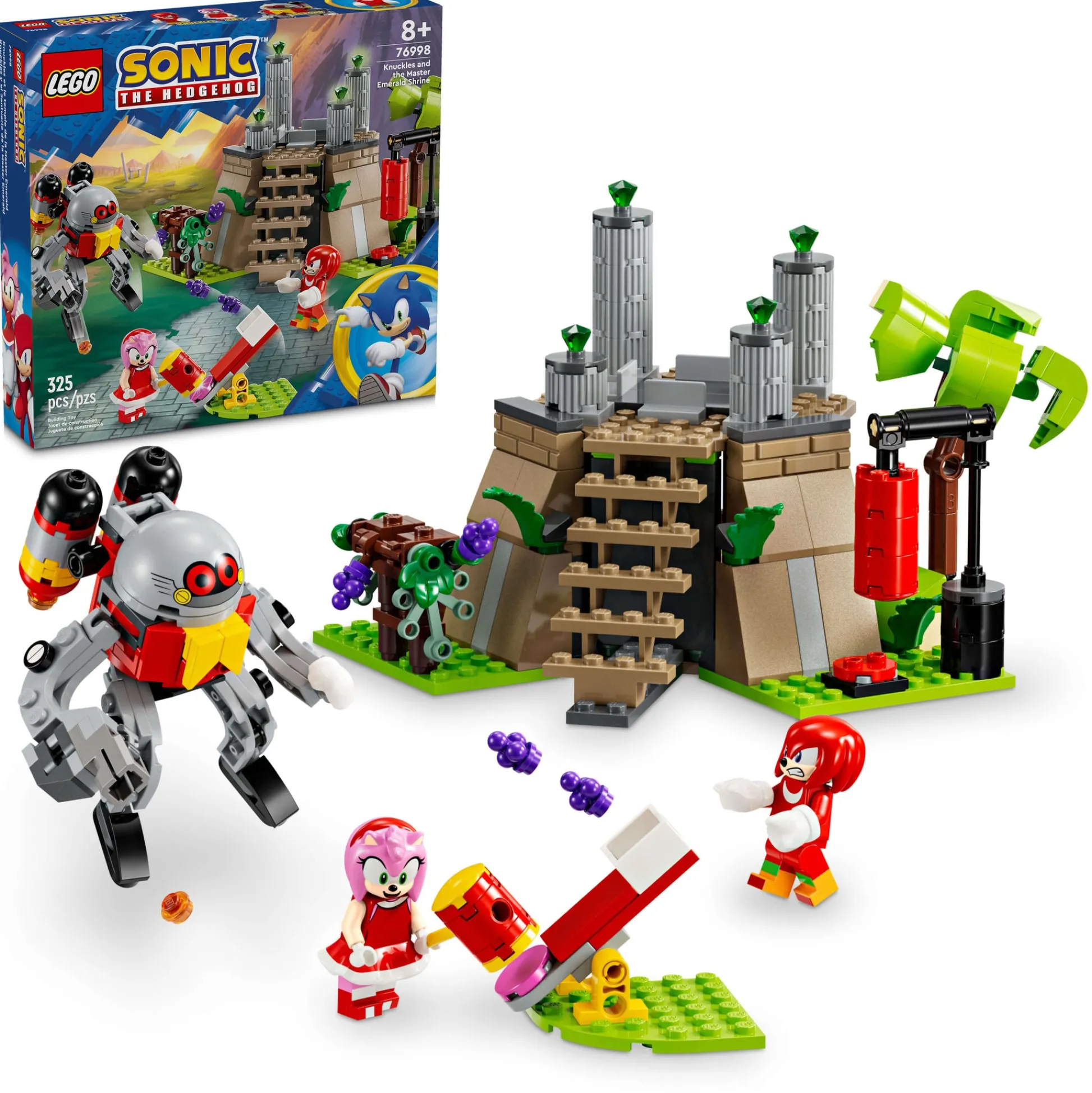 ToyHouse LEGO Sonic the Hedgehog Knuckles and the Master Emerald Shrine 76998 Building Set* Lego Shop