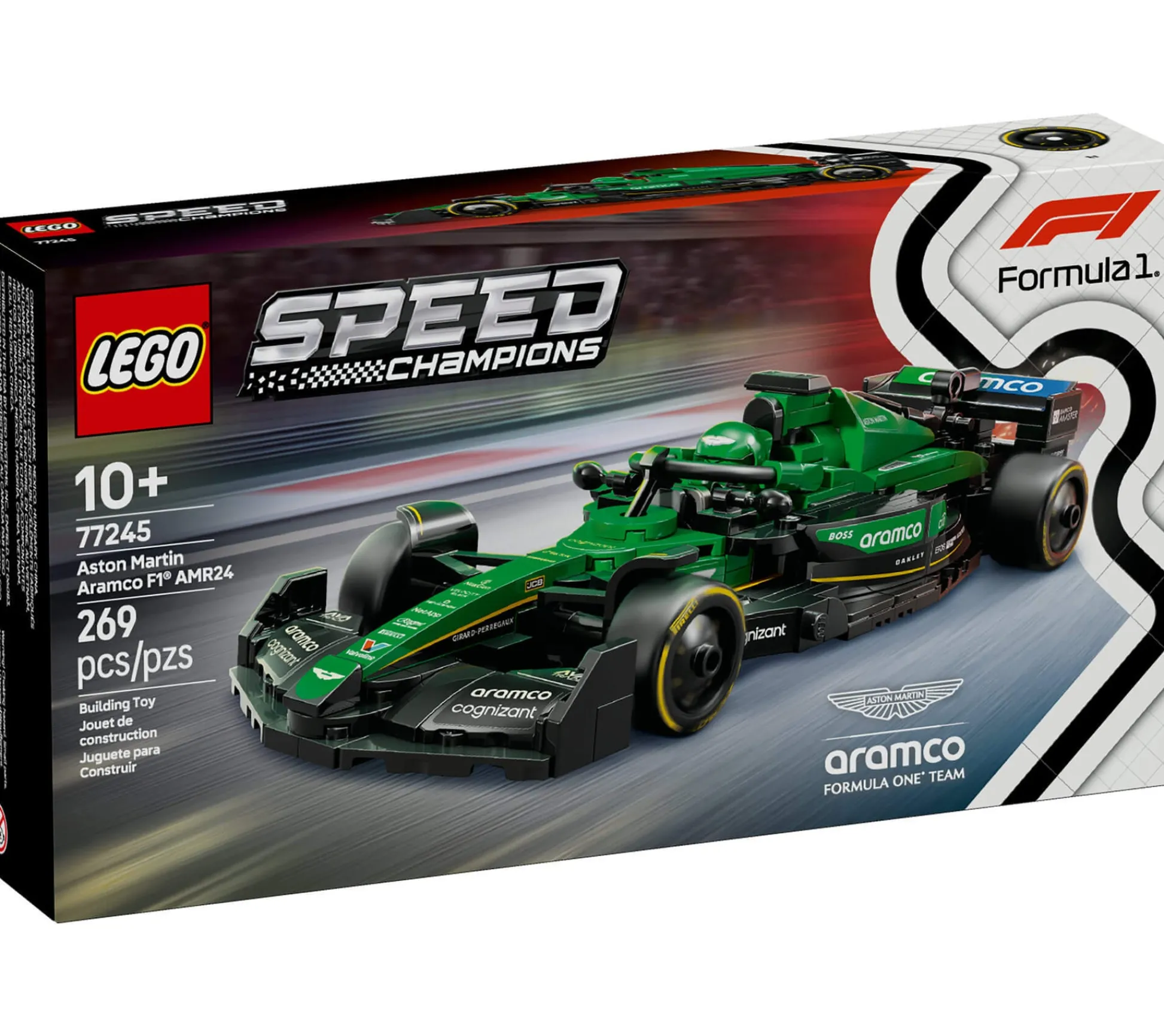 ToyHouse LEGO Speed Champions Aston Martin Aramco F1 AMR24 Race Car Set - 269 Piece* Lego Speed Champions|Lego Shop
