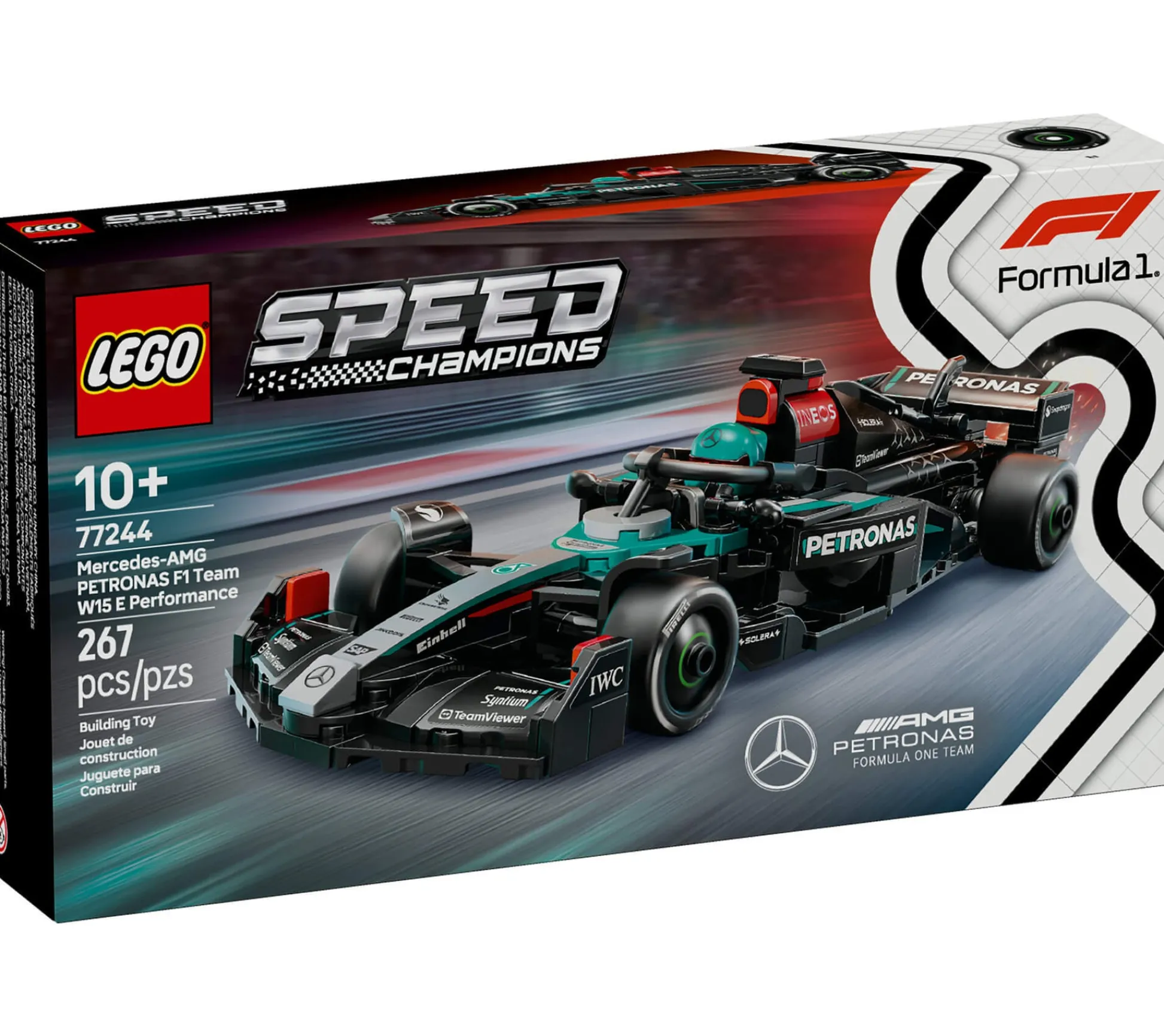 ToyHouse LEGO Speed Champions Mercedes-AMG F1 W15 Race Car Toy Vehicle 77244* Lego Speed Champions|Lego Shop