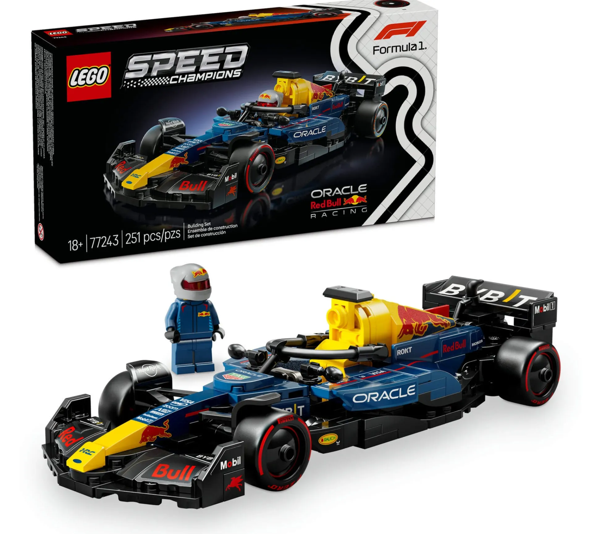 ToyHouse LEGO Speed Champions Oracle Red Bull Racing RB20 F1 Race Car Model Kit - 251 Pieces* Lego Speed Champions|Lego Shop