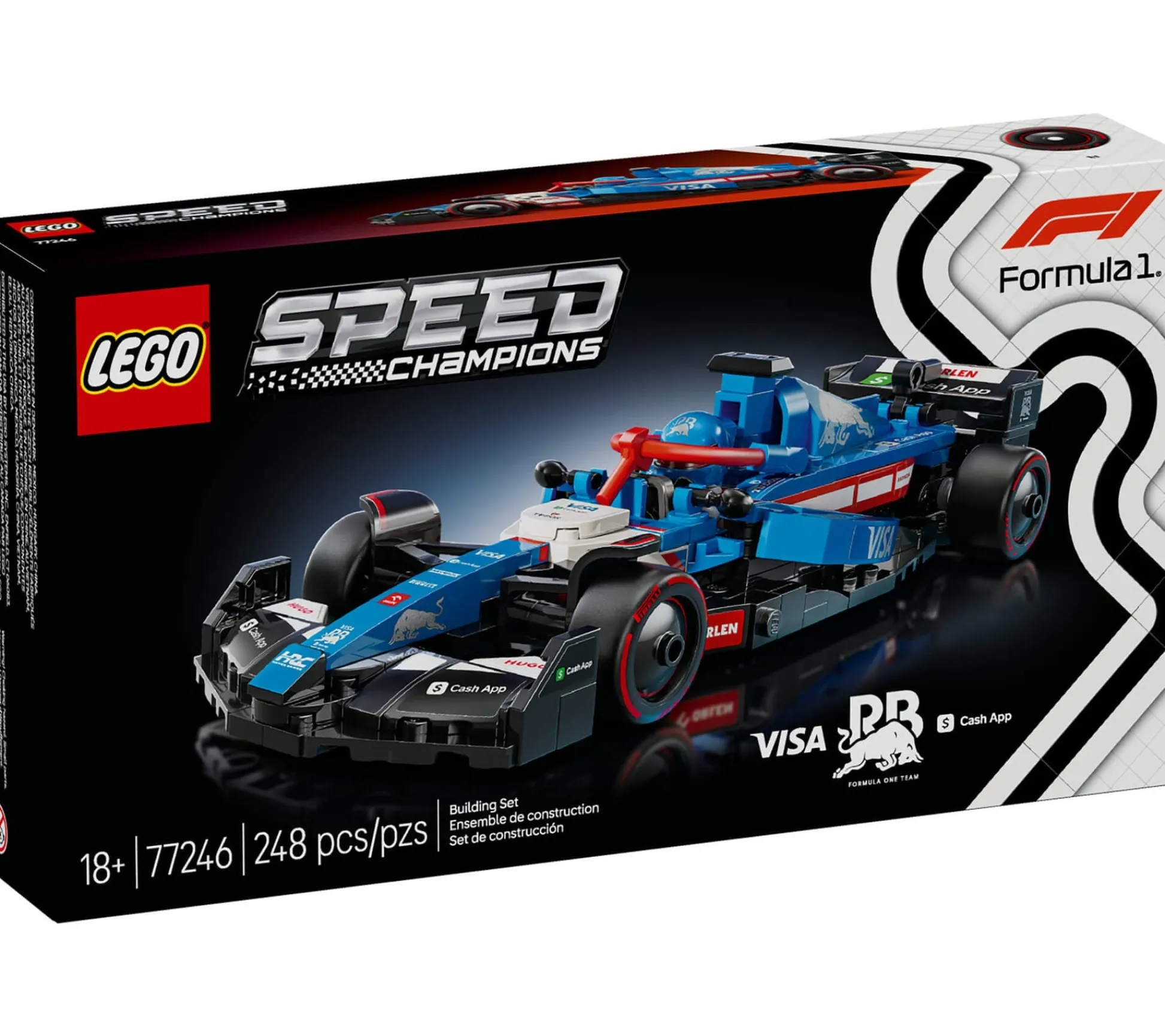ToyHouse LEGO Speed Champions Visa Cash App RB VCARB 01 F1 Race Car Kit - 248 Pieces* Lego Speed Champions|Lego Shop