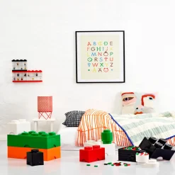 Flat River Group LEGO Storage Brick 8 - Medium Stone Grey Organizer and Decor* Tables, Storage & Accessories|Lego Shop