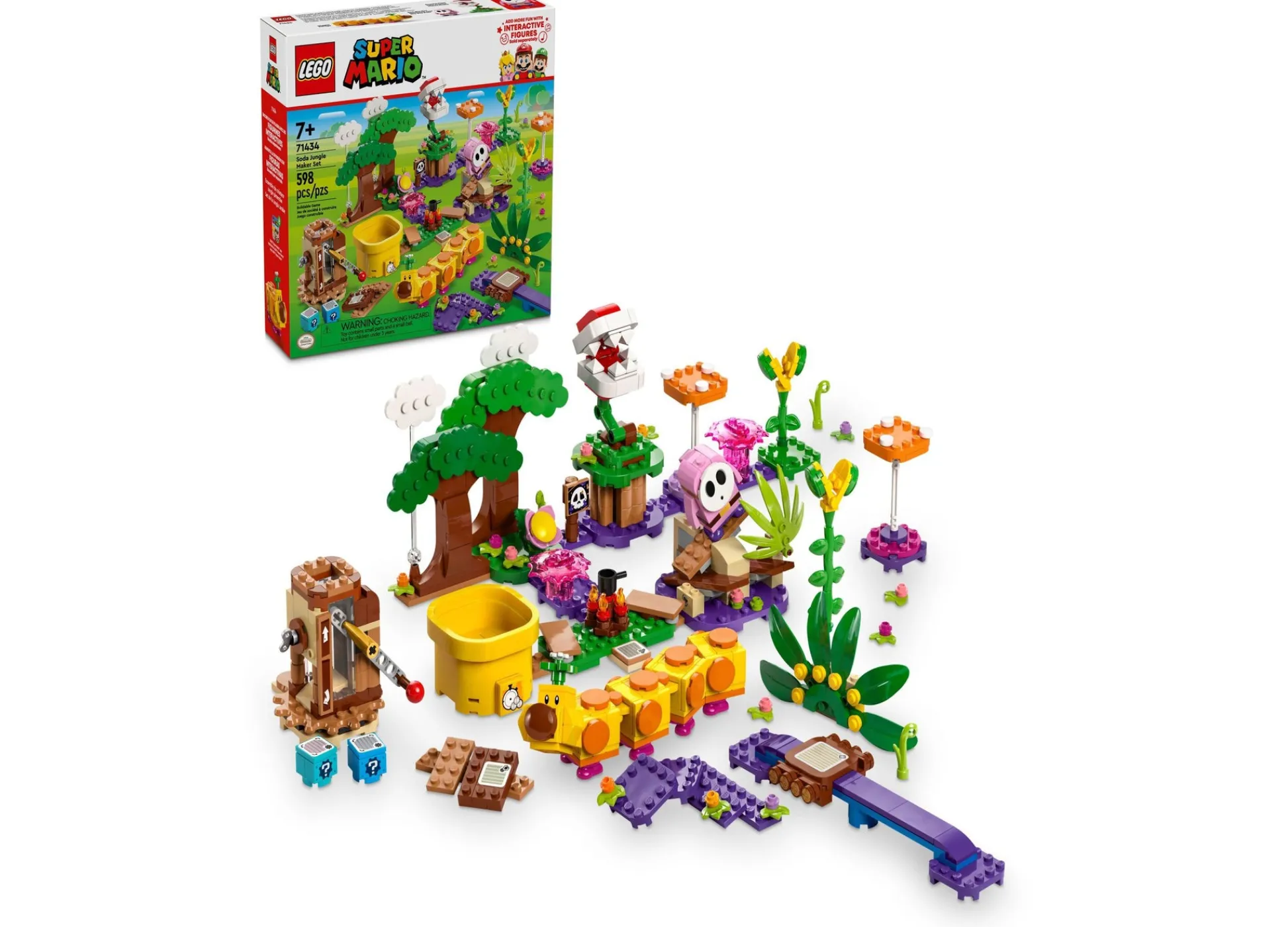 Macy's - Supplier LEGO Super Mario Soda Jungle Maker Set 598 Pieces - 71434* Lego Super Mario|Lego Shop