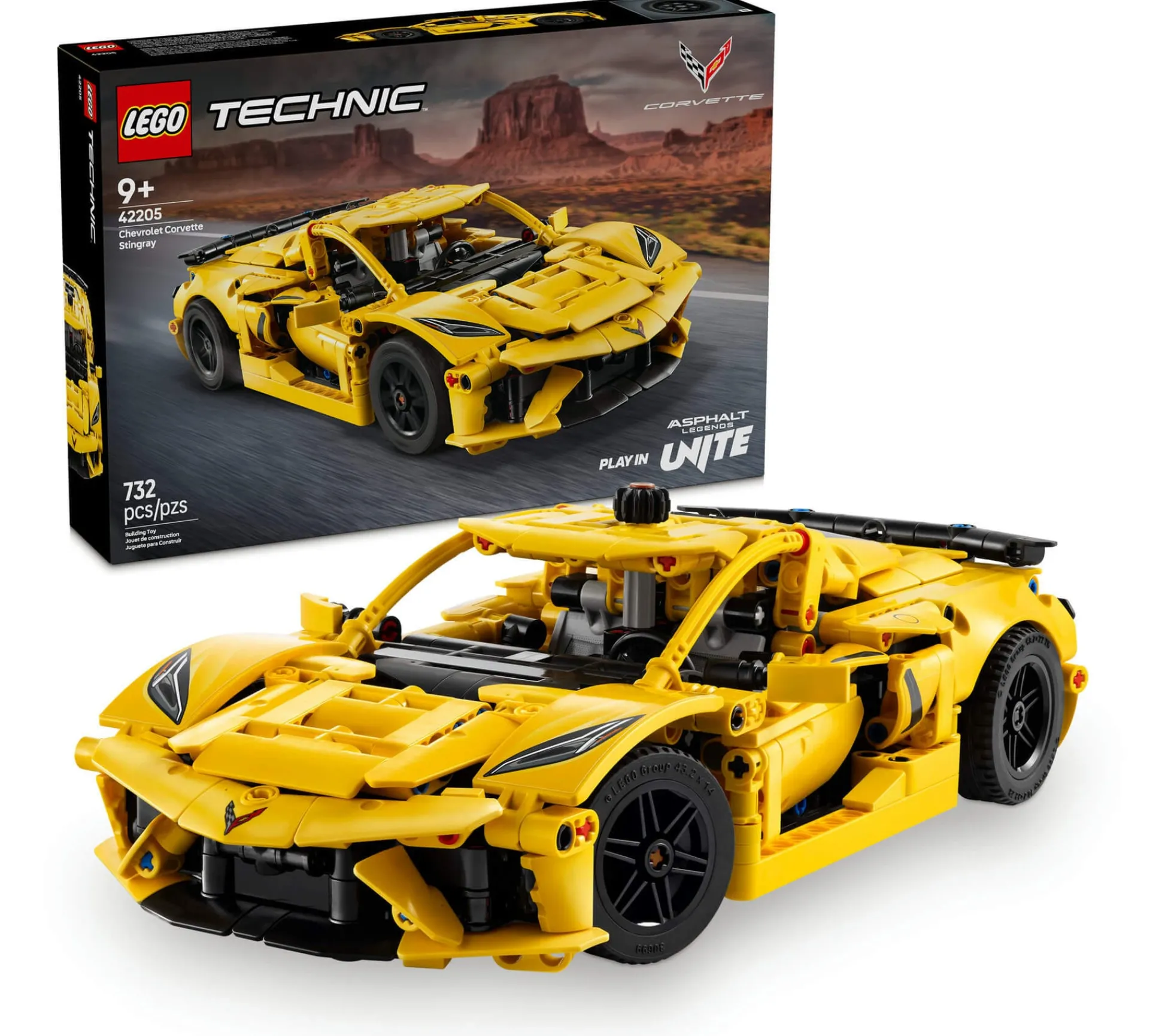 ToyHouse LEGO Technic Chevrolet Corvette Stingray 732-Piece Model Kit* Lego Technic|Lego Shop