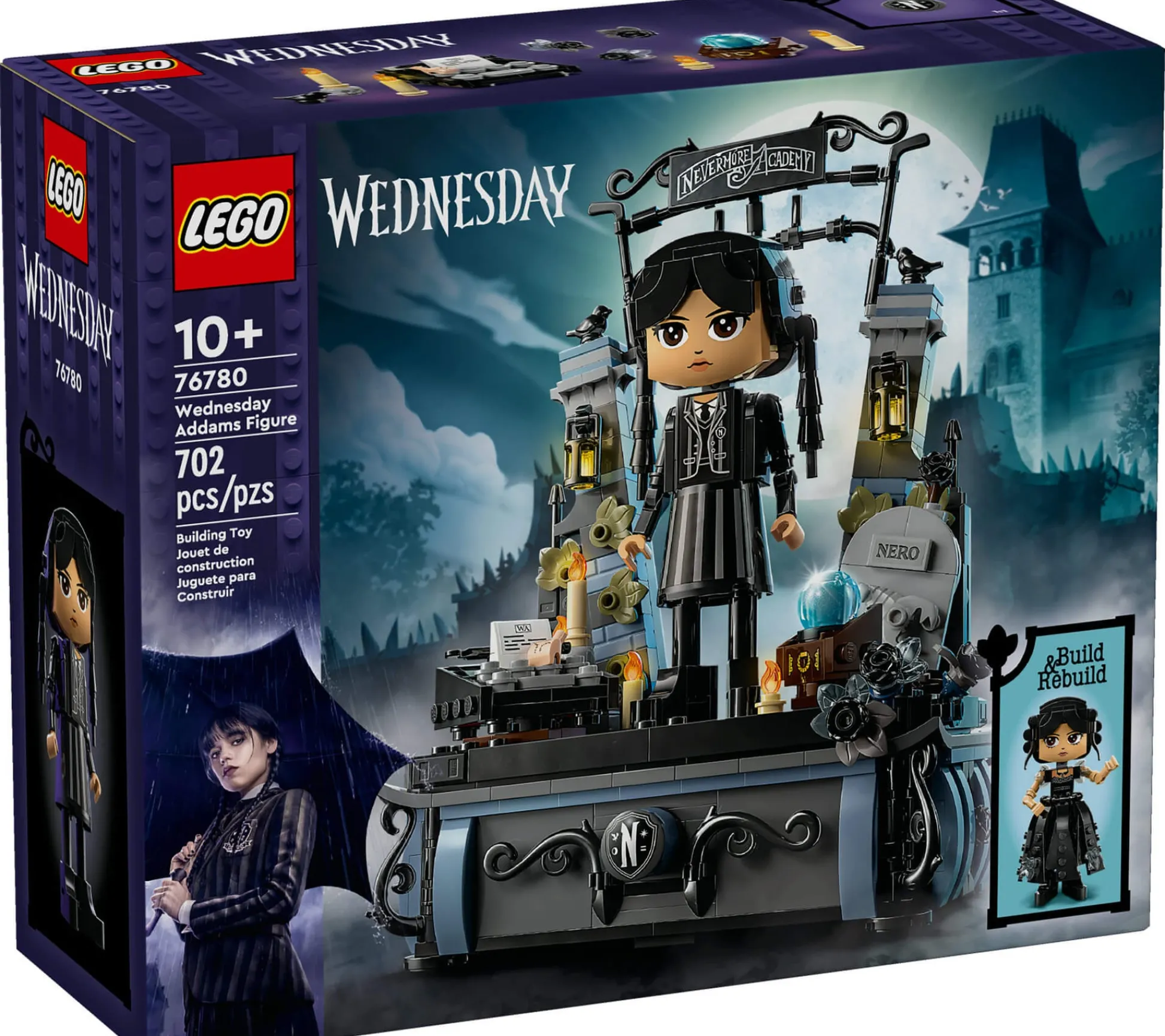 ToyHouse LEGO Wednesday Addams Collectible Figure - 702 Pieces - Play & Display* Lego Icons|Lego Shop