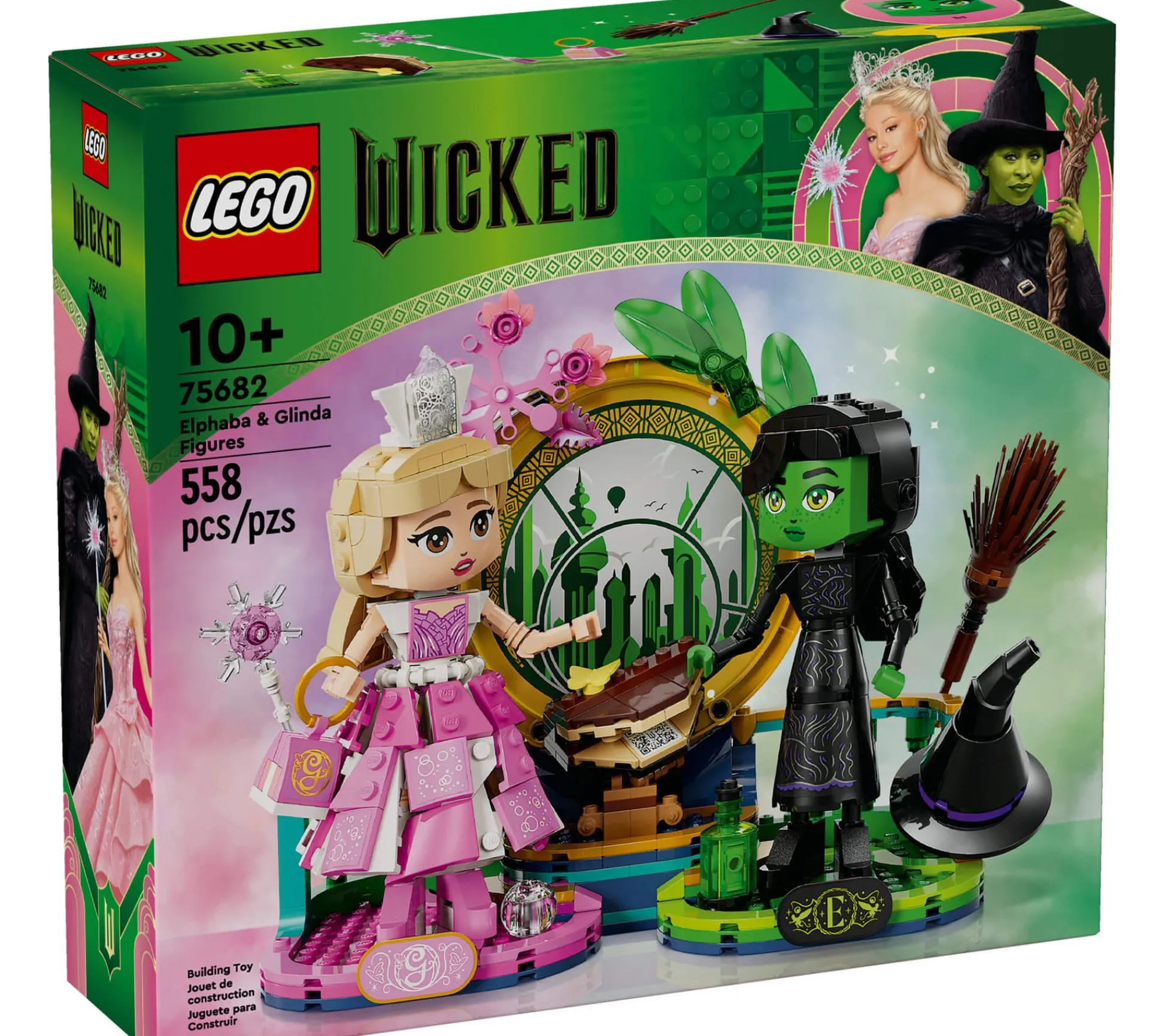 ToyHouse LEGO® Wicked Elphaba & Glinda Figures Fantasy Toy Construction Playset 75682* Lego Disney|Lego Shop