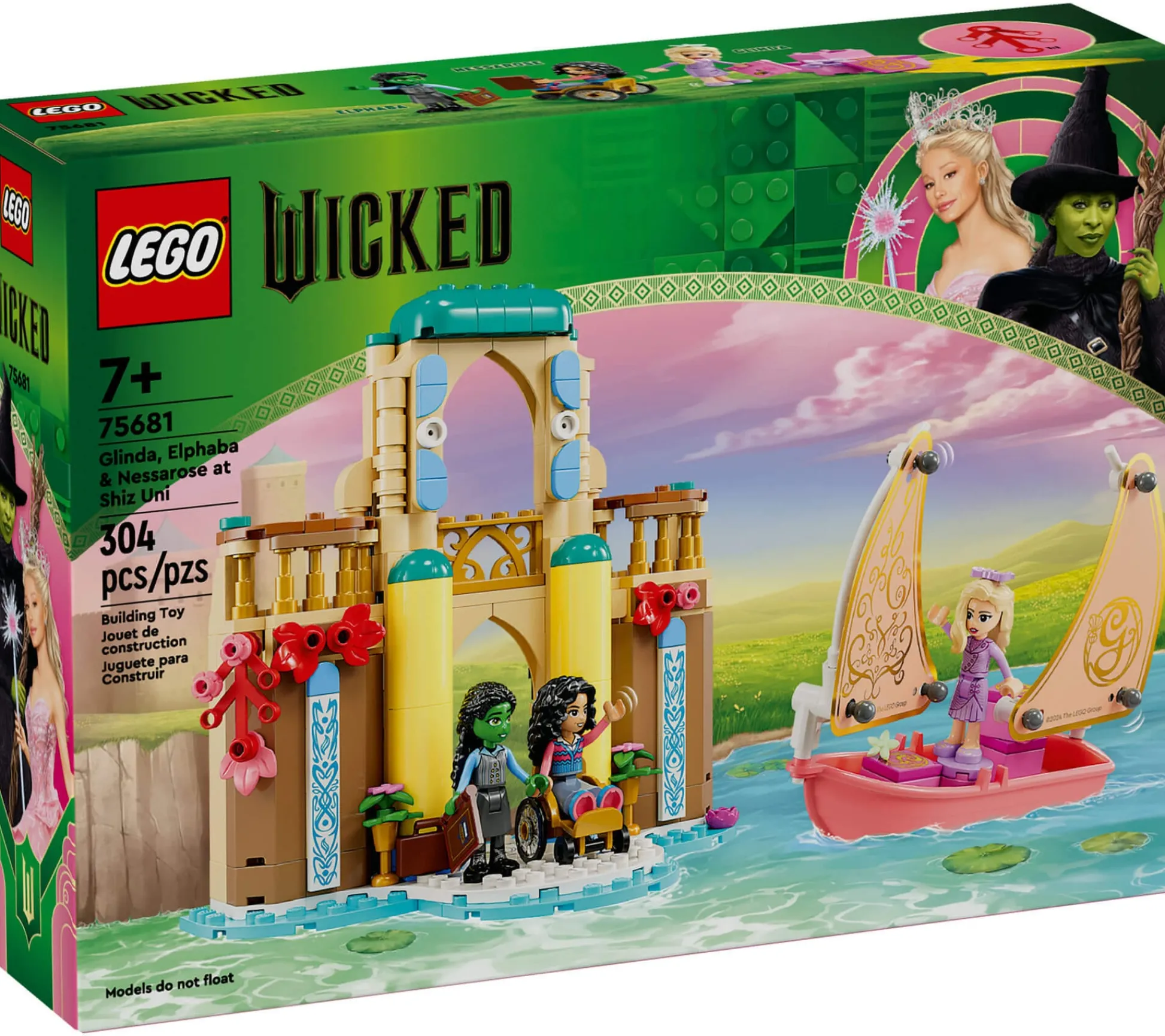 ToyHouse LEGO Wicked Shiz University Adventure Set with Glinda, Elphaba, & Nessarose 304 Pieces* Lego Disney|Lego Shop
