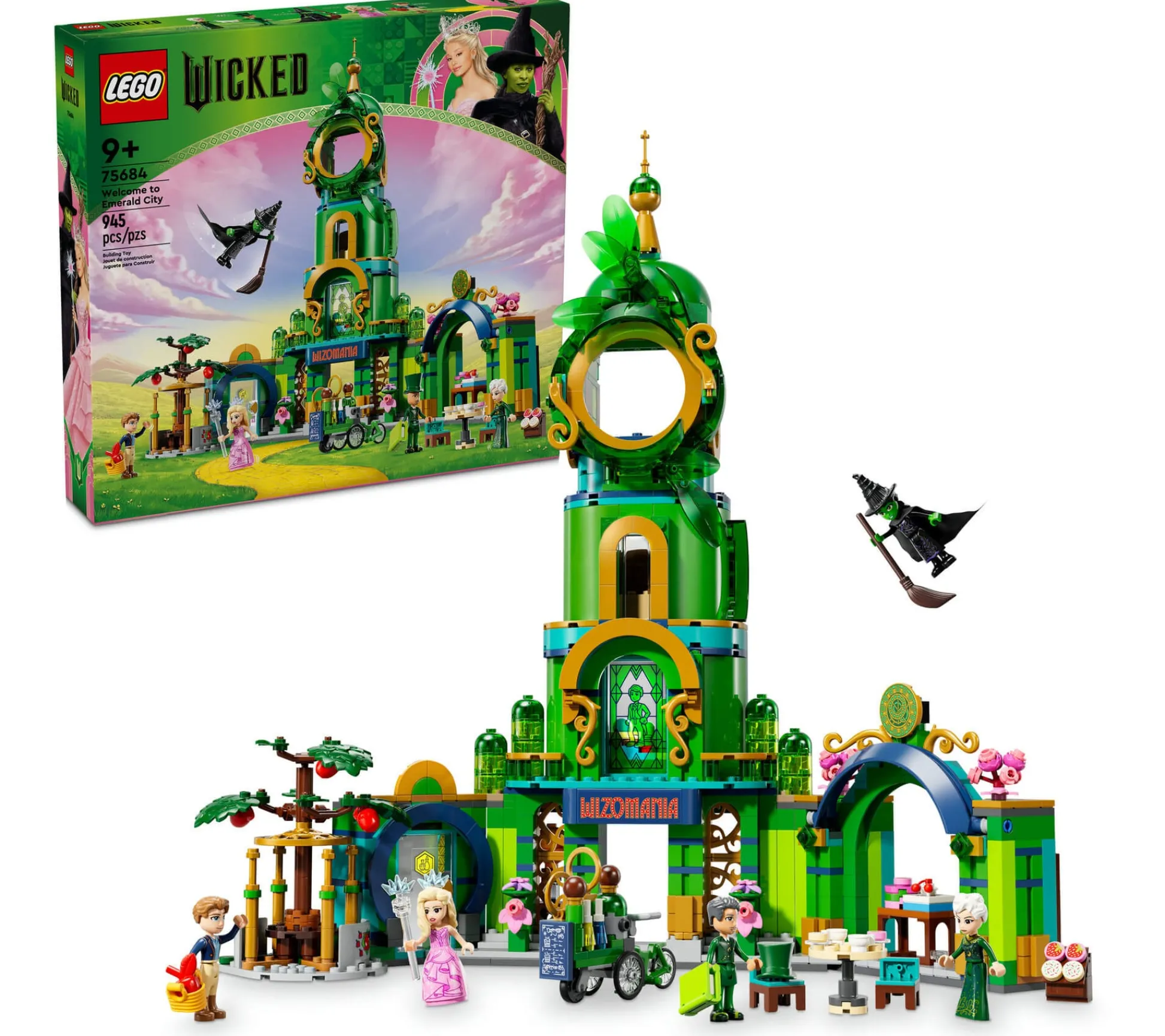 ToyHouse LEGO Wicked Welcome to Emerald City 945-Piece Collectible Toy* Lego Icons|Lego Shop