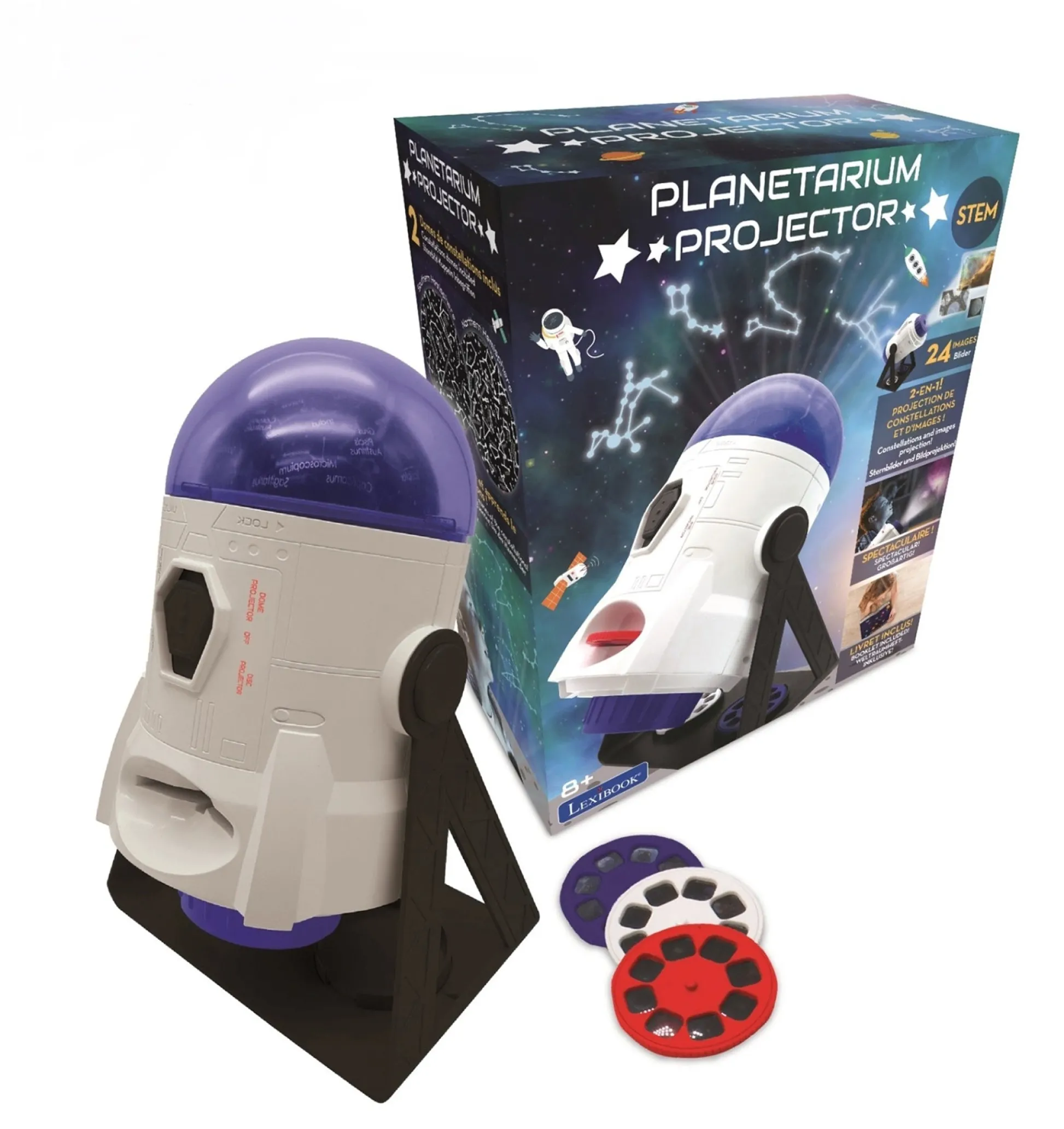 Lexibook 360 Planetarium Projector - Interactive Star and Space Exploration* Science & Discovery